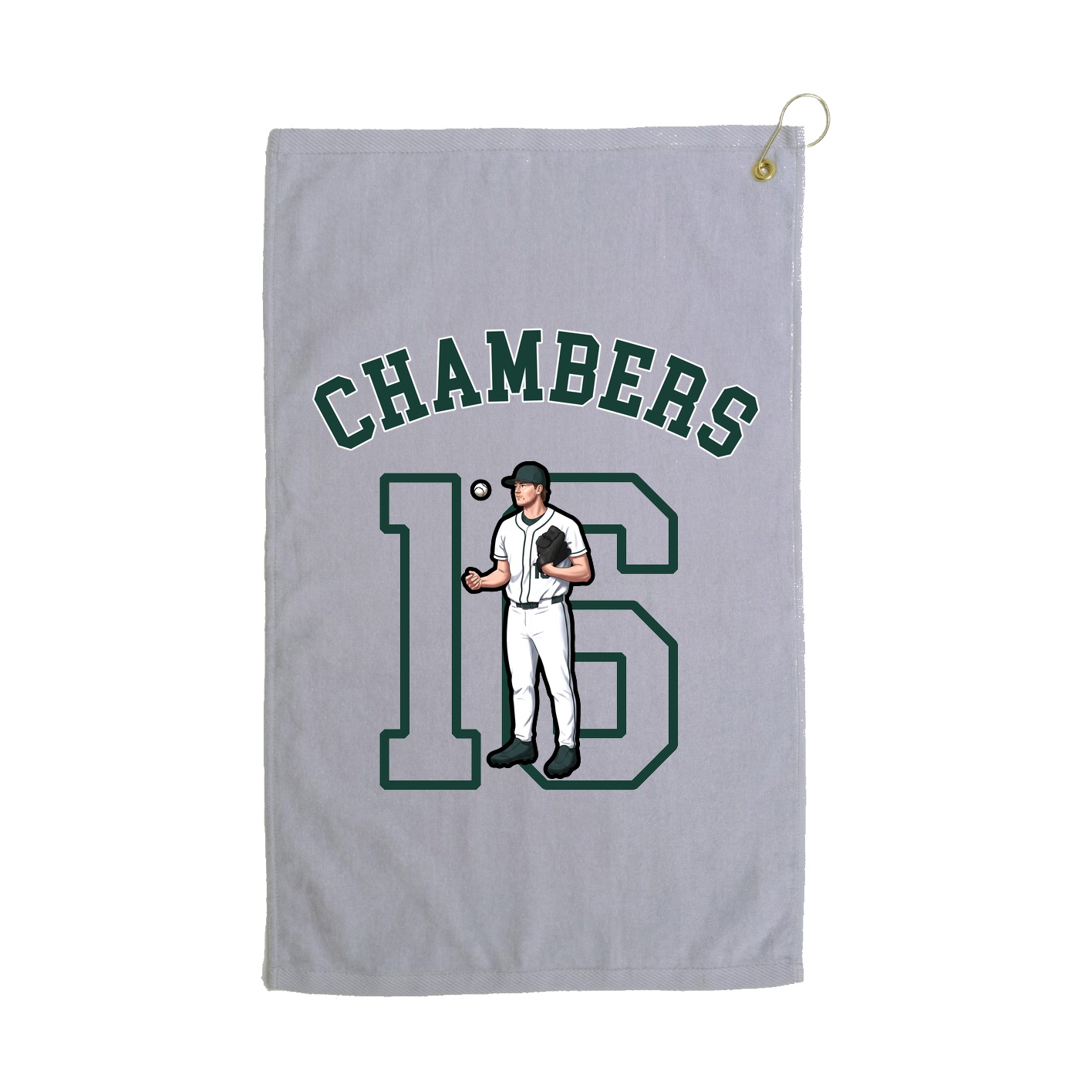 Golf Towel — Shirsey Arch in Grey