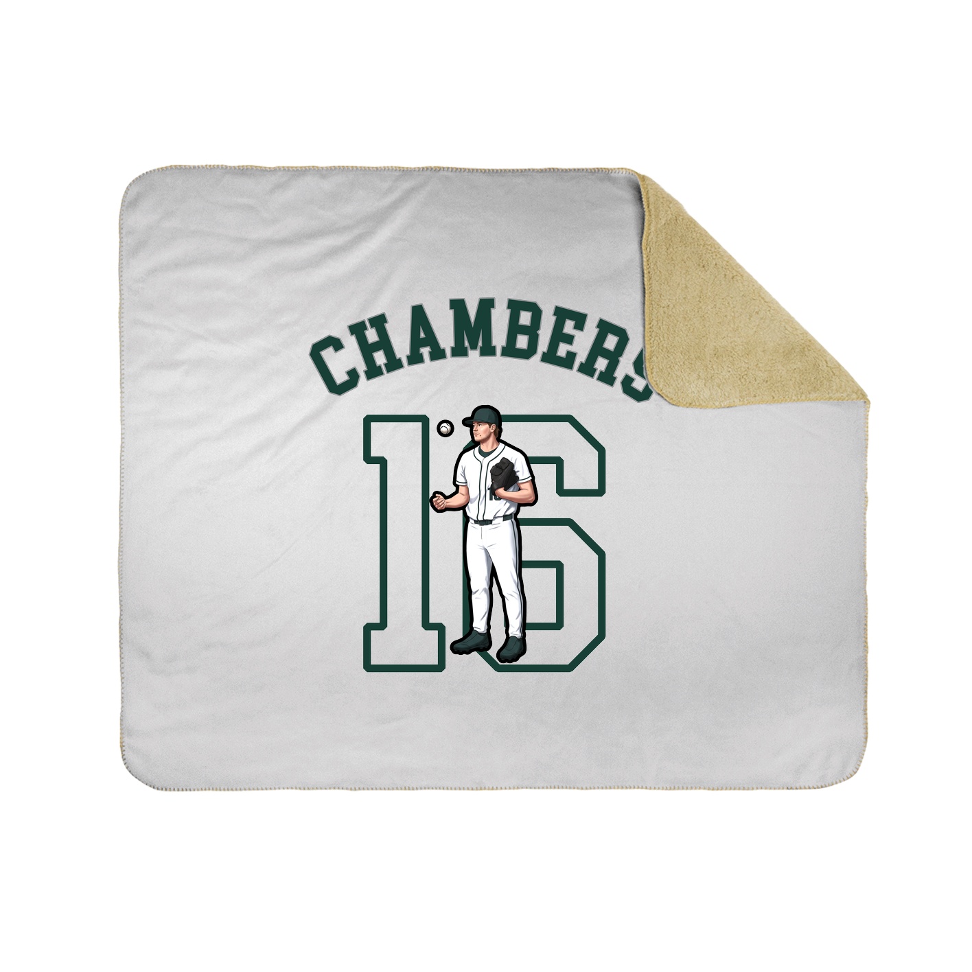 Throw Blanket — Shirsey Arch in White