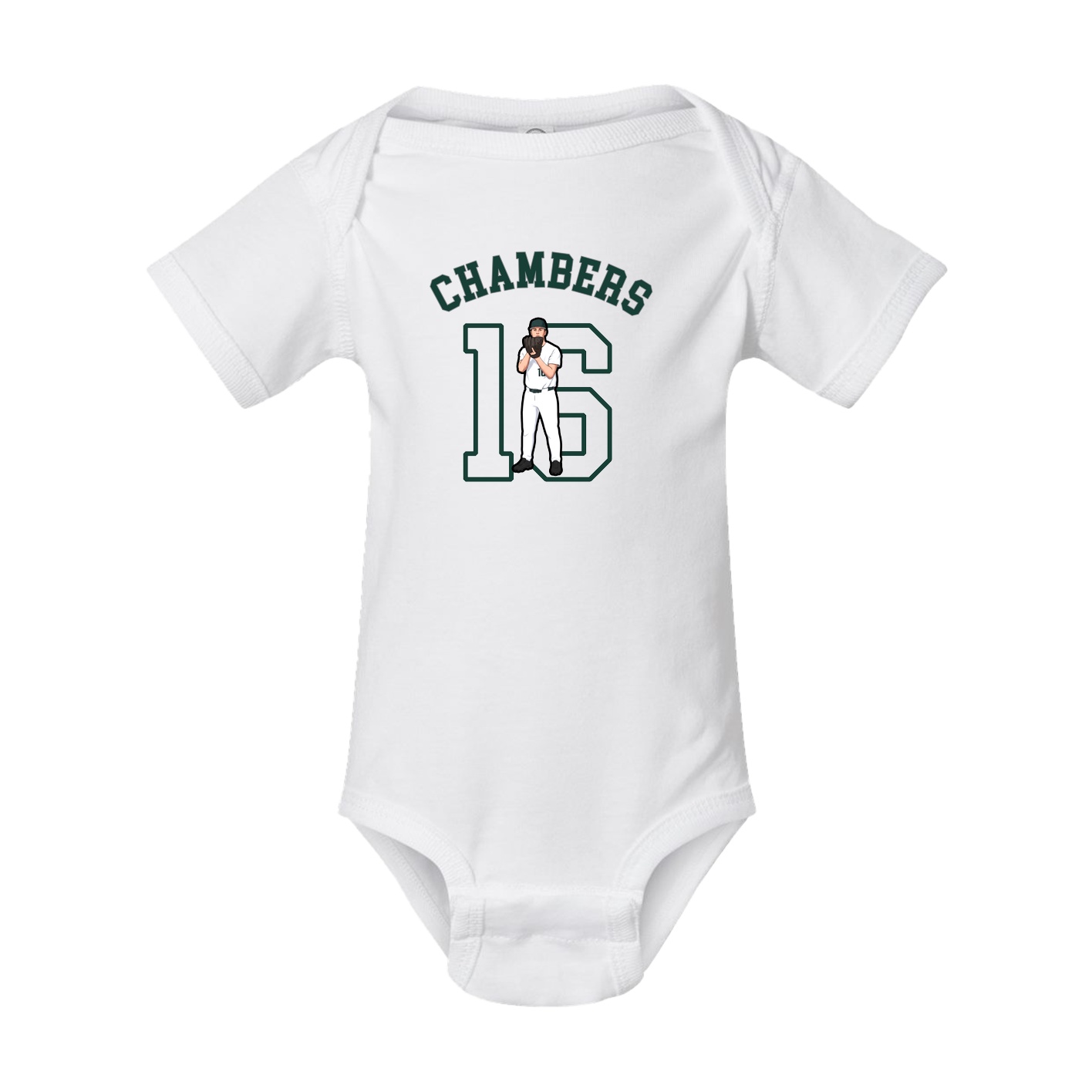 Baby Onesie — Shirsey Arch in White