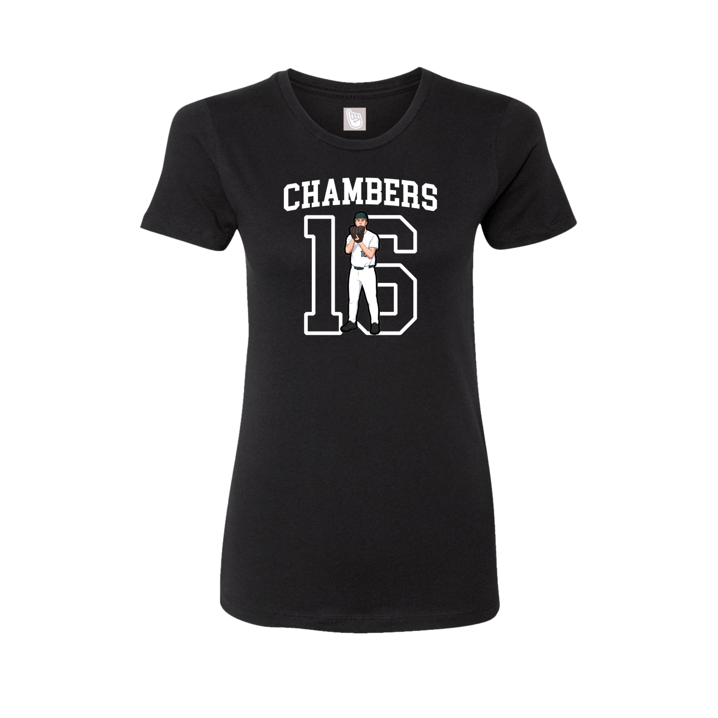 Fitted Women's Tee — Shirsey in Black