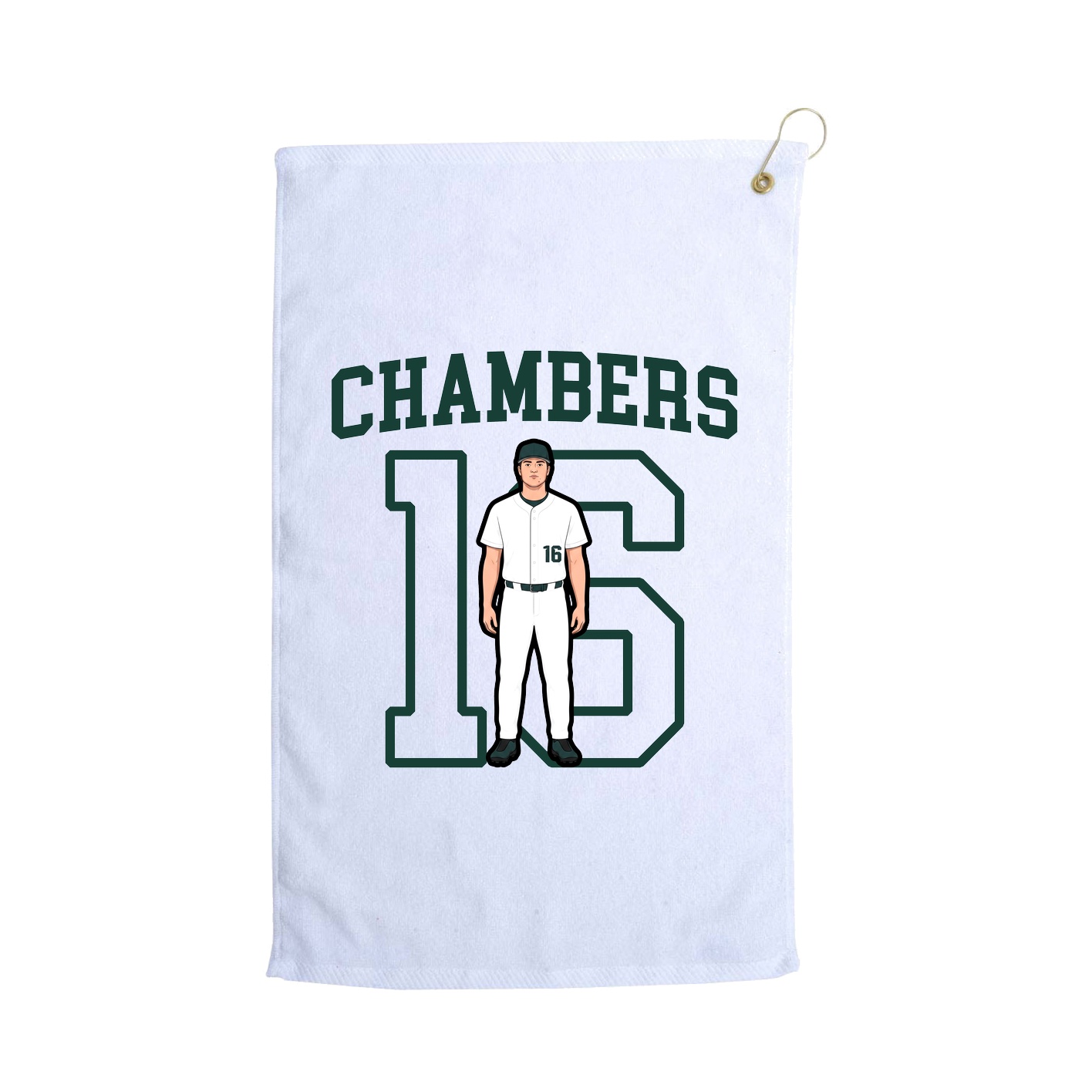 Golf Towel — Shirsey in White