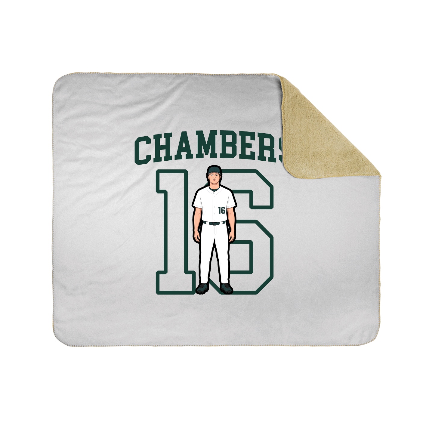 Throw Blanket — Shirsey in White