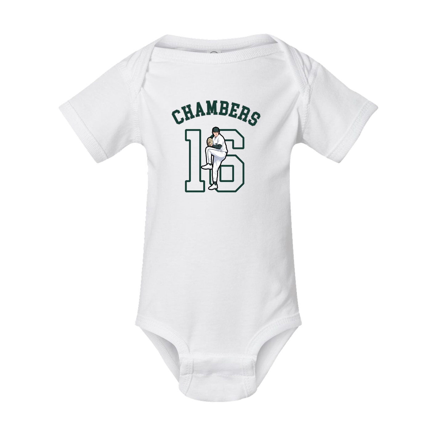 Baby Onesie — Shirsey Arch in White