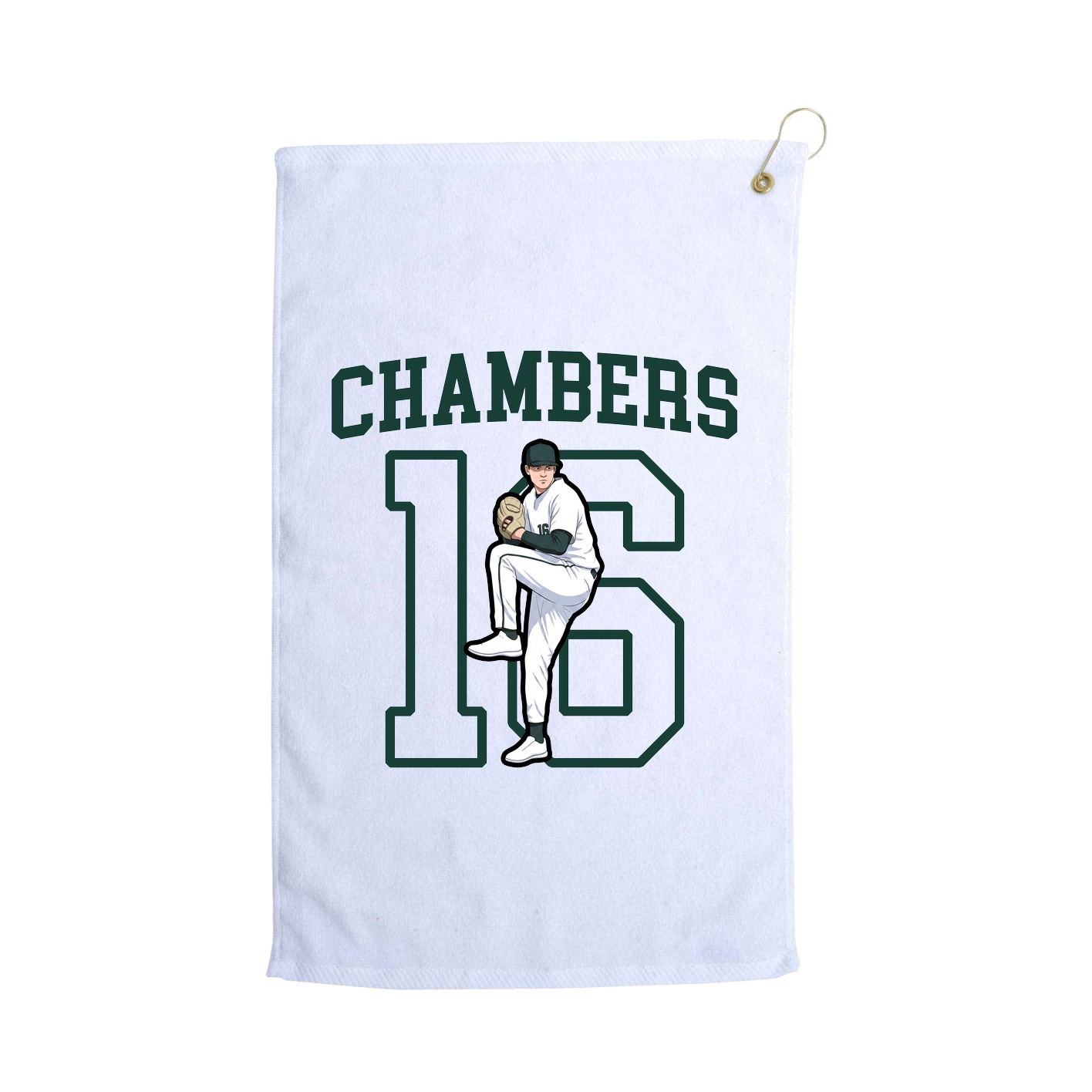 Golf Towel — Shirsey in White