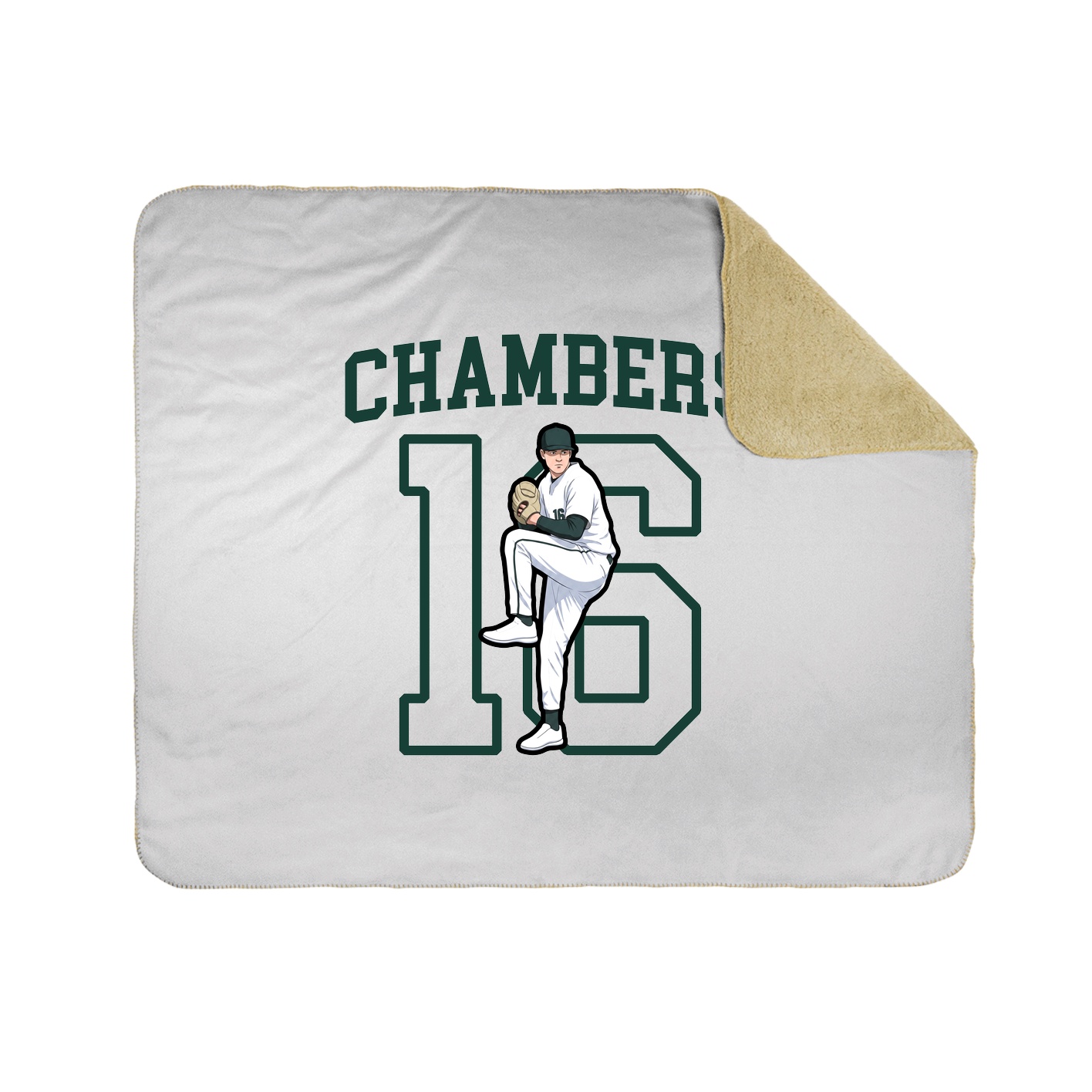 Throw Blanket — Shirsey in White