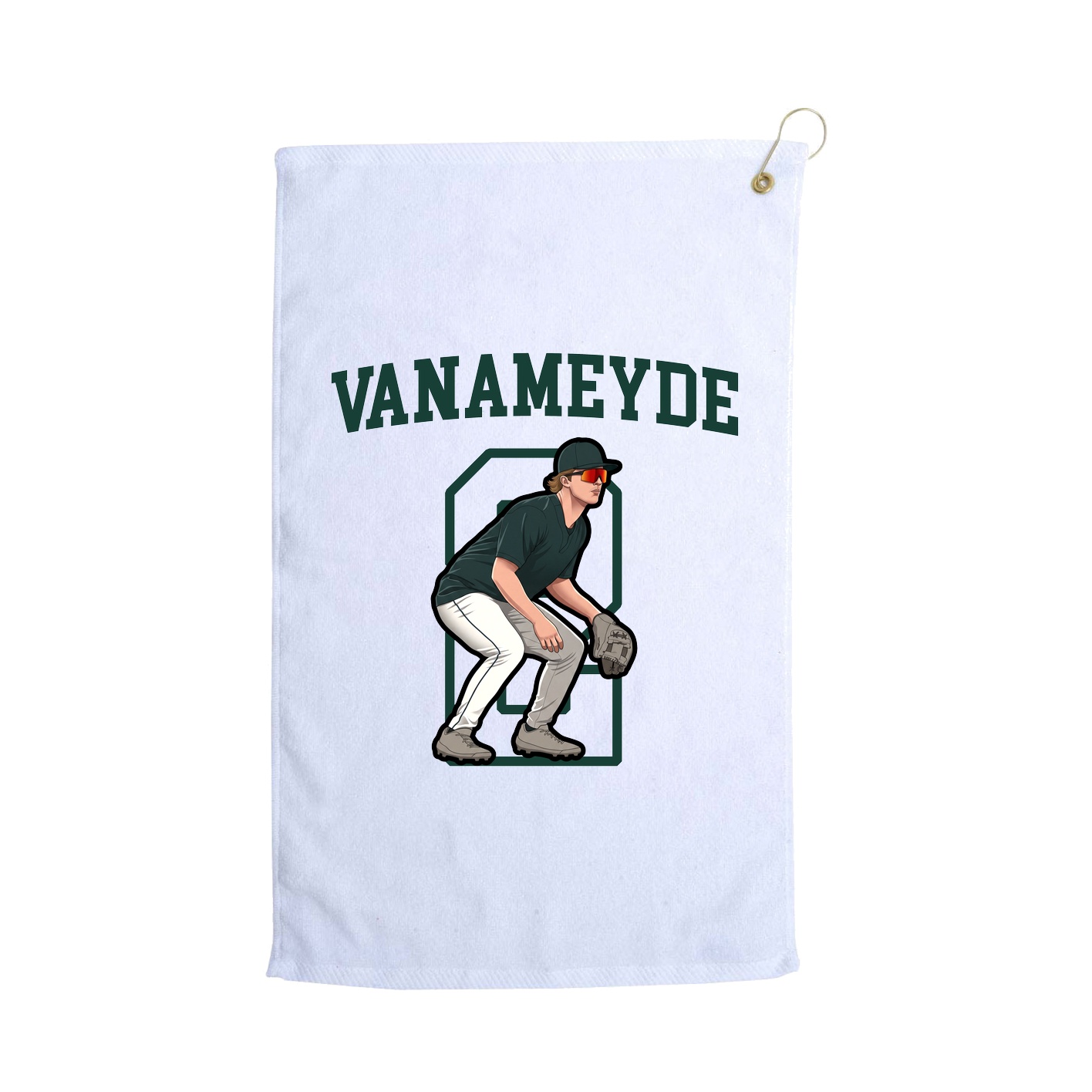Golf Towel — Shirsey in White