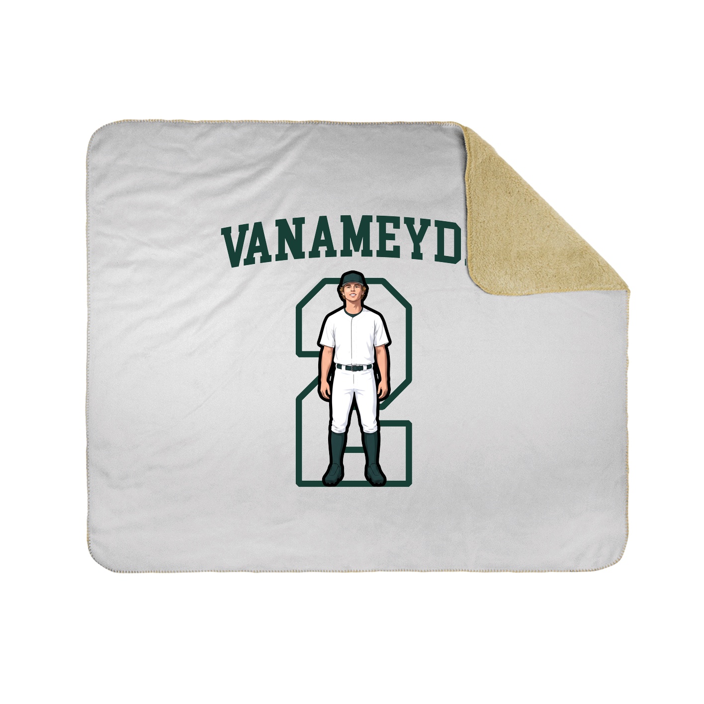 50x60 Sherpa Lined Throw Blanket
