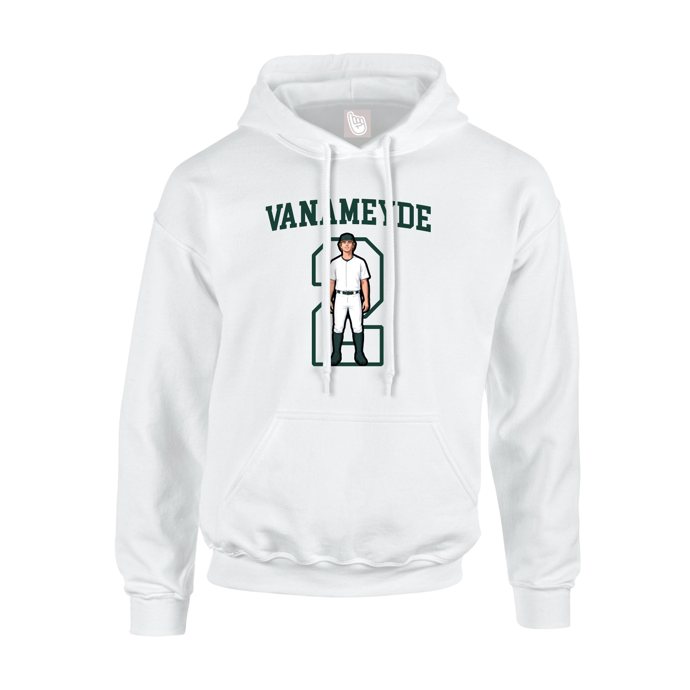 Hoodie — Shirsey in White
