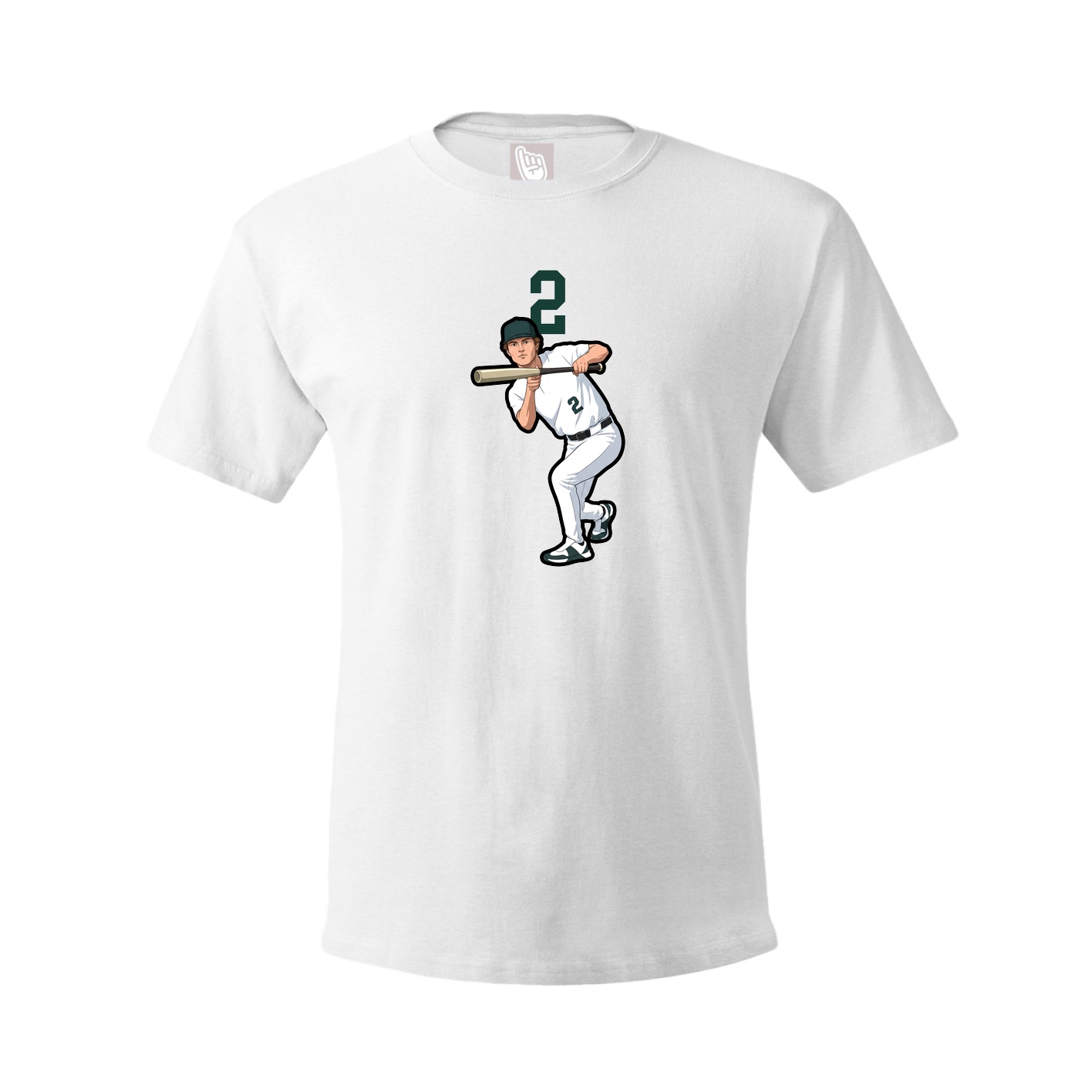 Tee — Number Top in White
