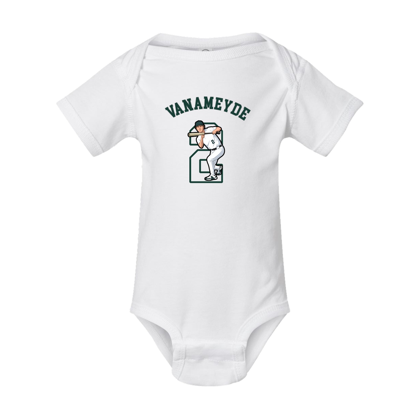 Baby Onesie — Shirsey Arch in White