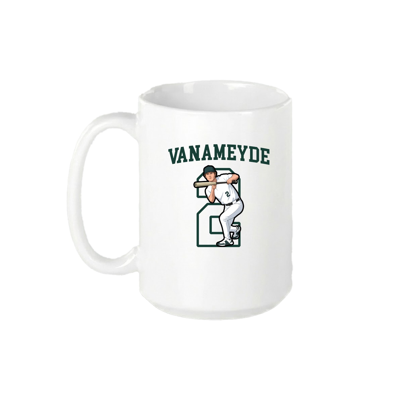 15oz Coffee Mug — Shirsey in White