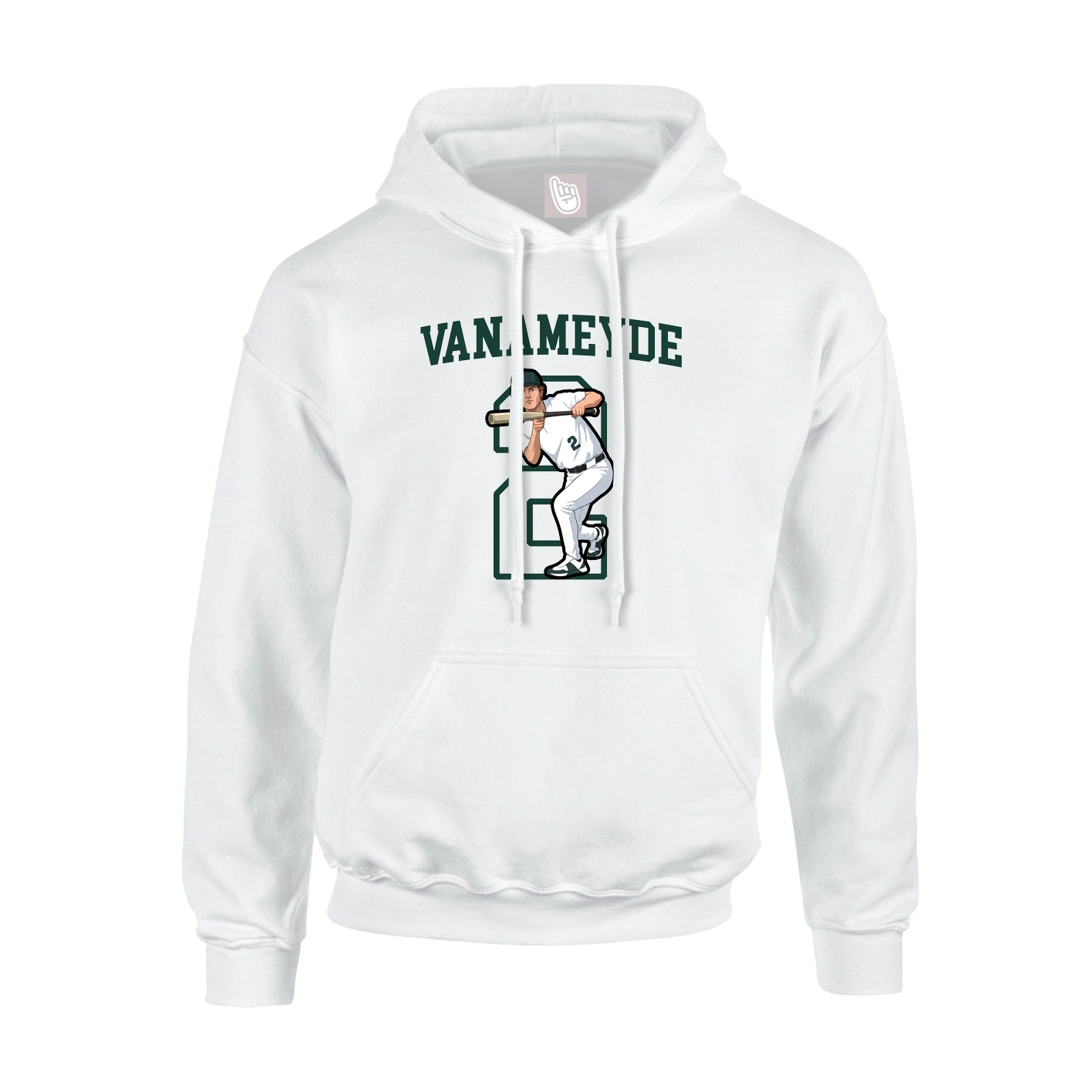 Hoodie — Shirsey in White
