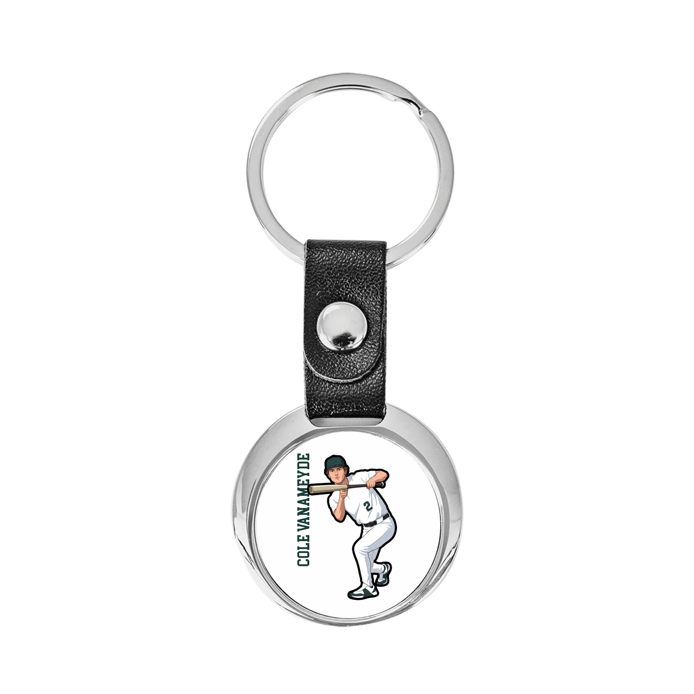 Key Chain — Name Vertical in Classic