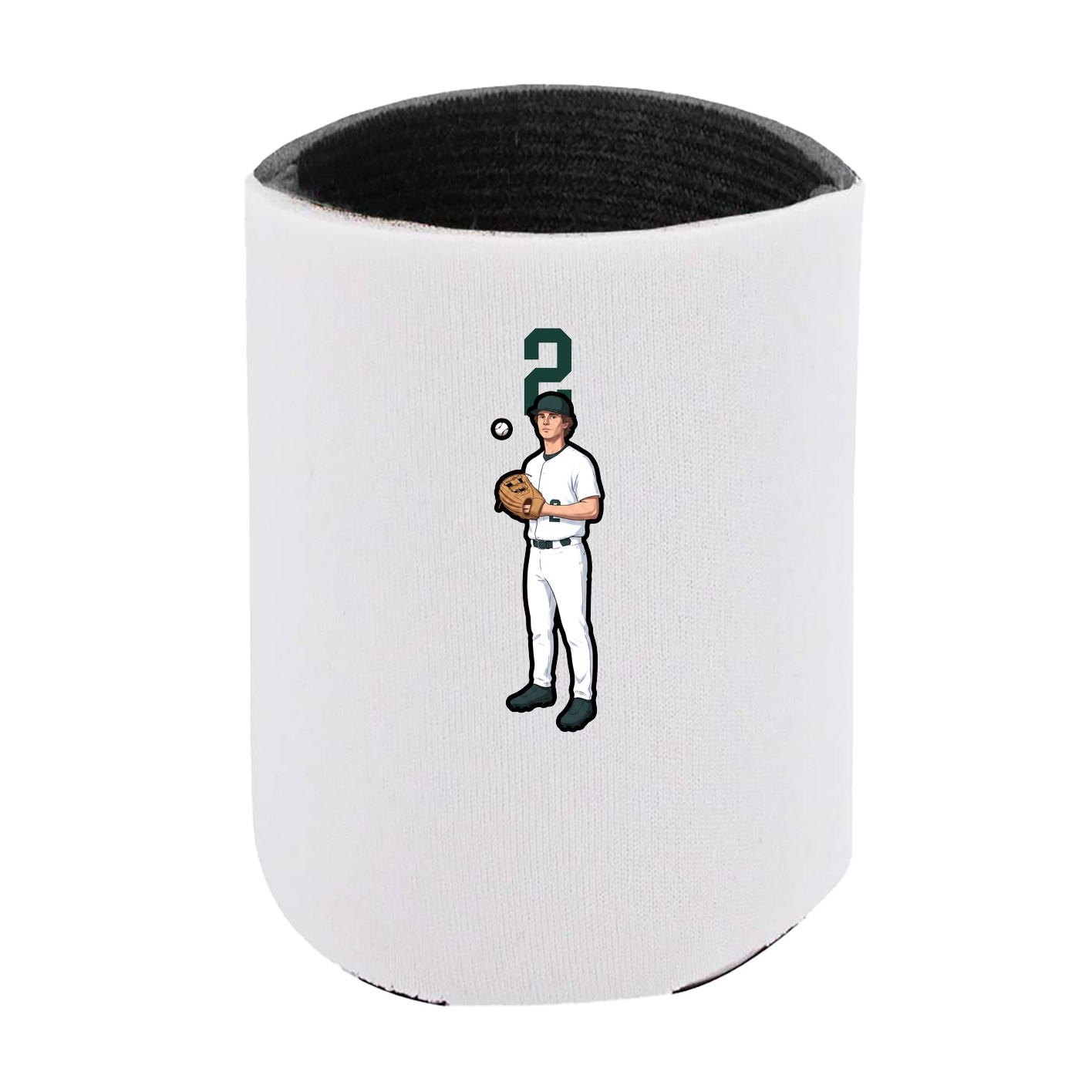 Can Holder — Number Top in White