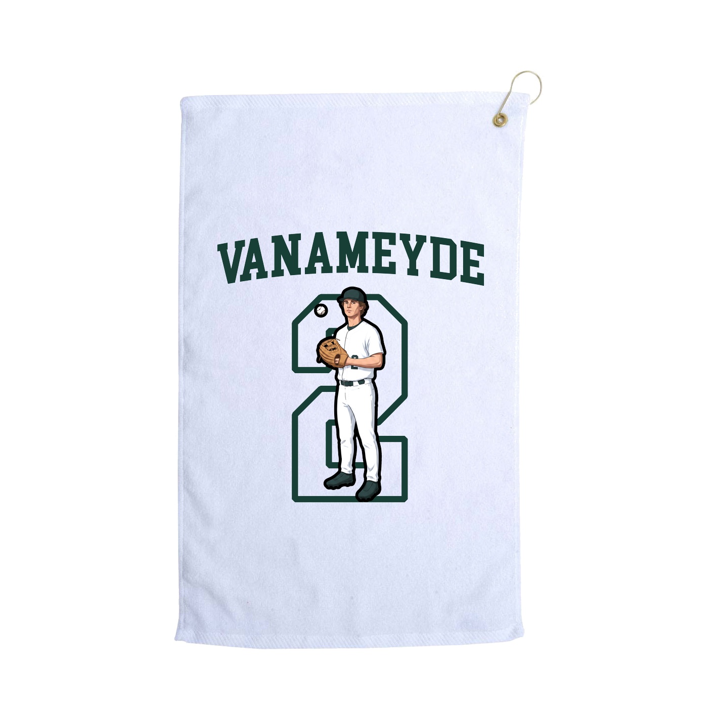 Golf Towel — Shirsey in White