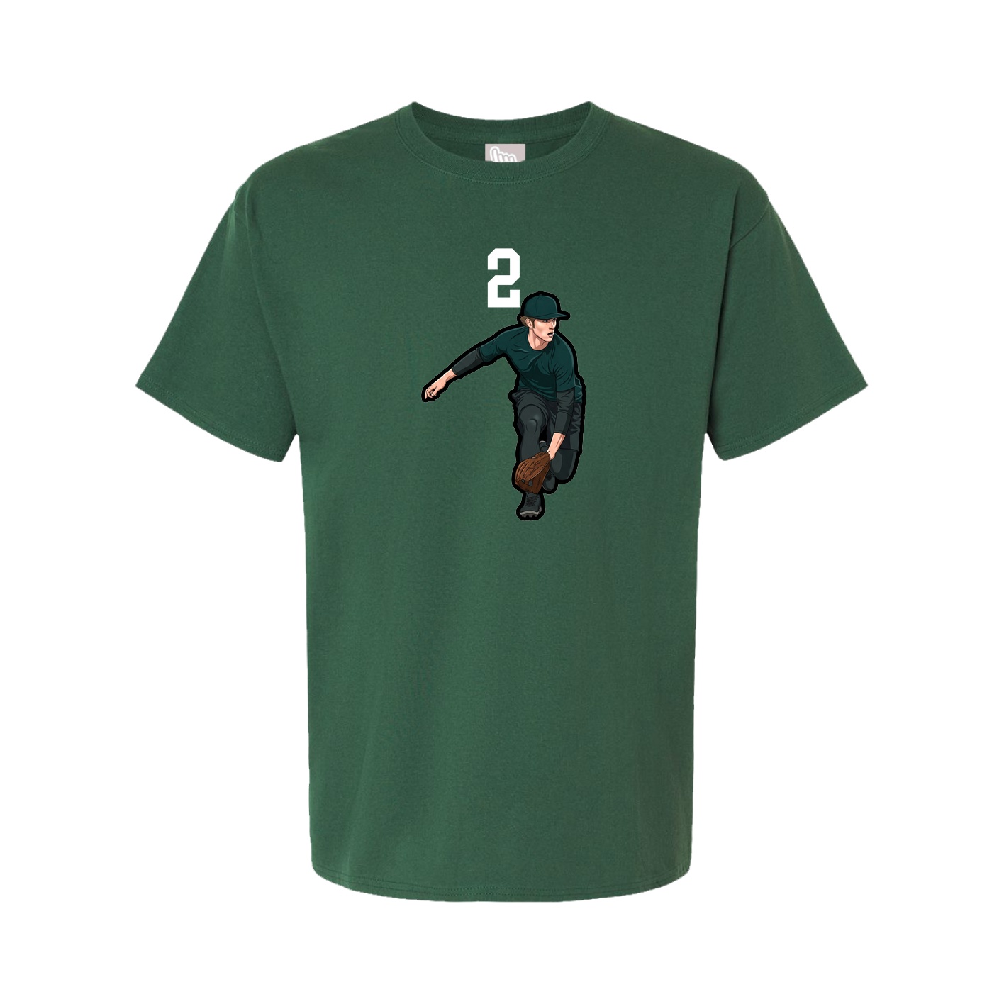 Tee — Number Top in Green