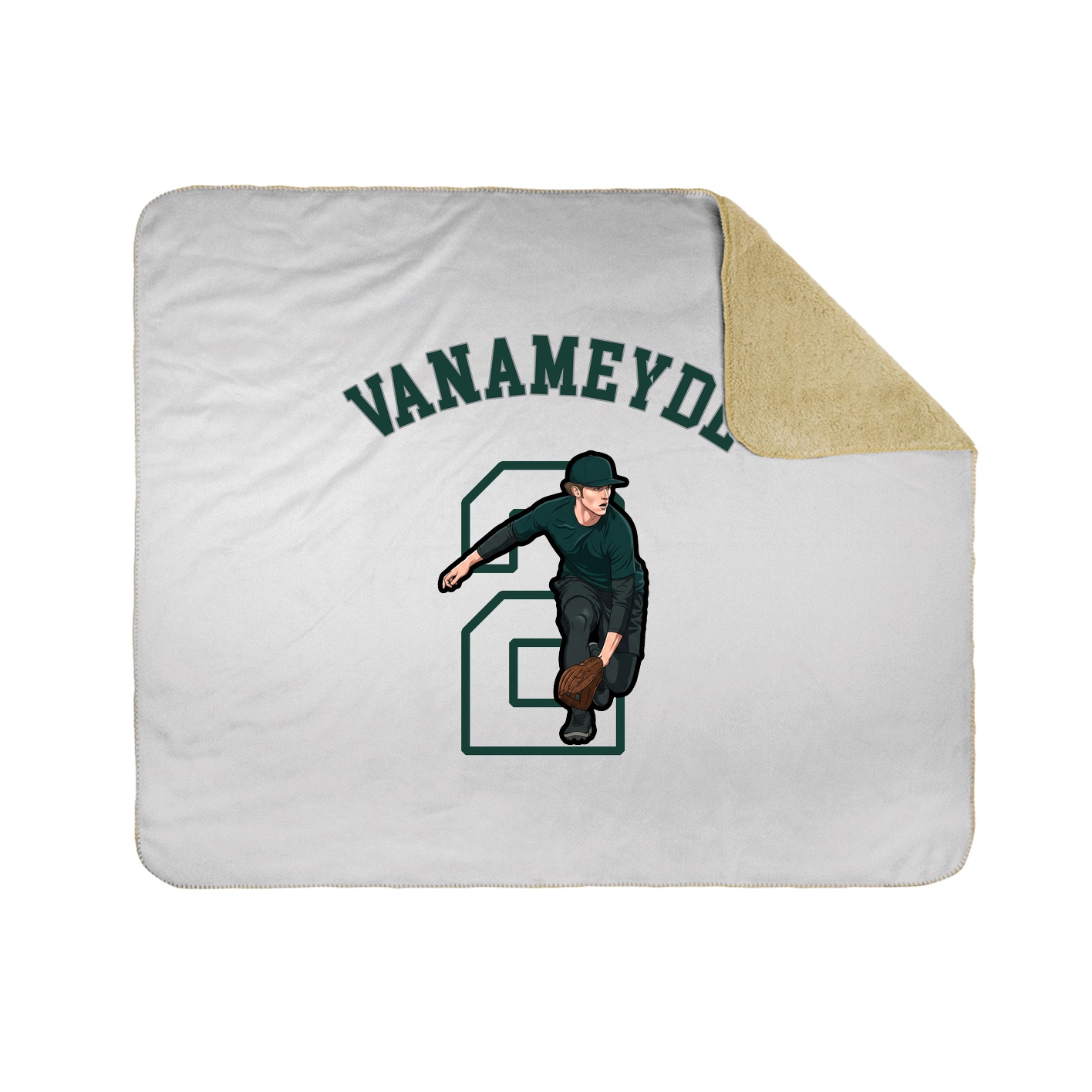 Throw Blanket — Shirsey Arch in White