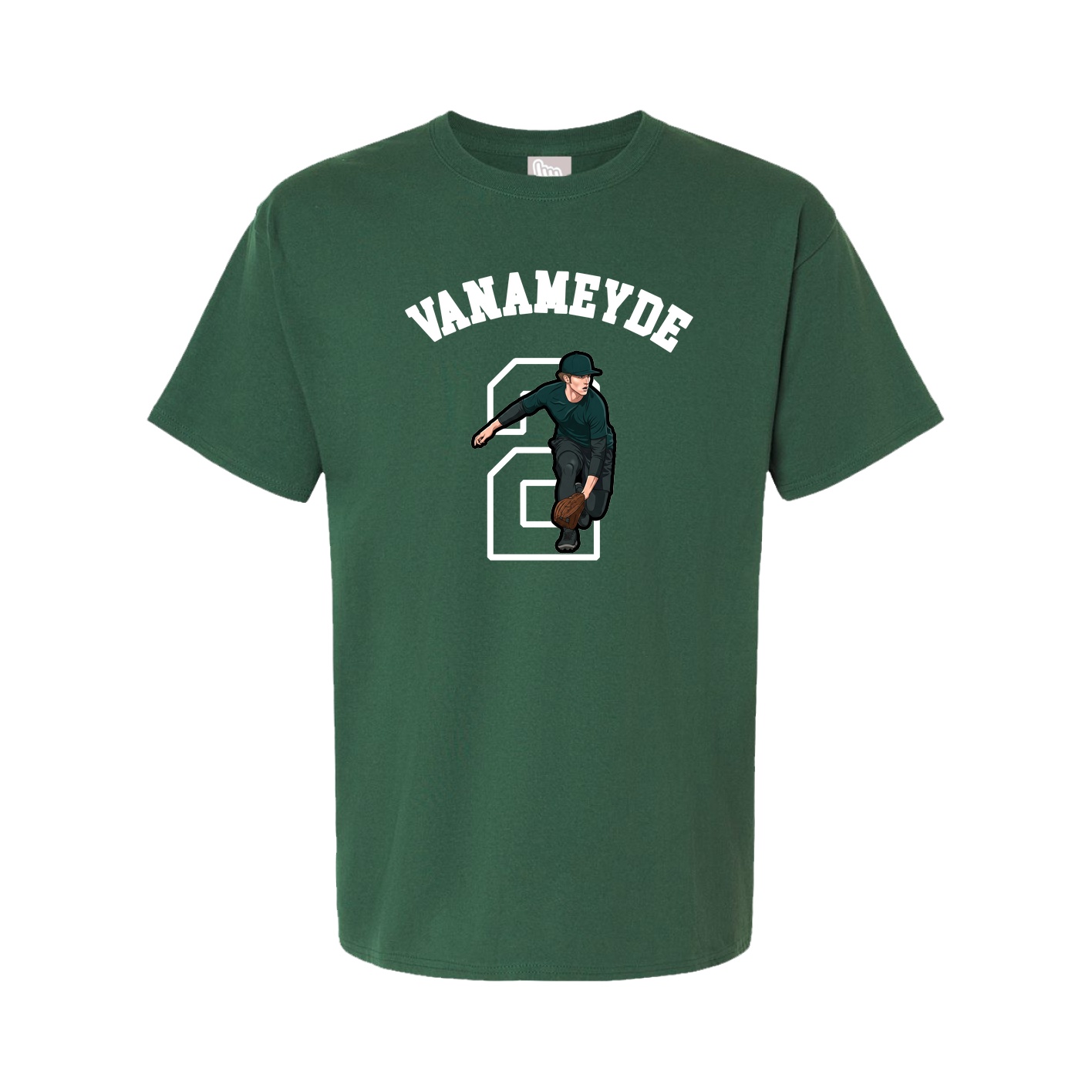 Youth Tee — Shirsey Arch in Green