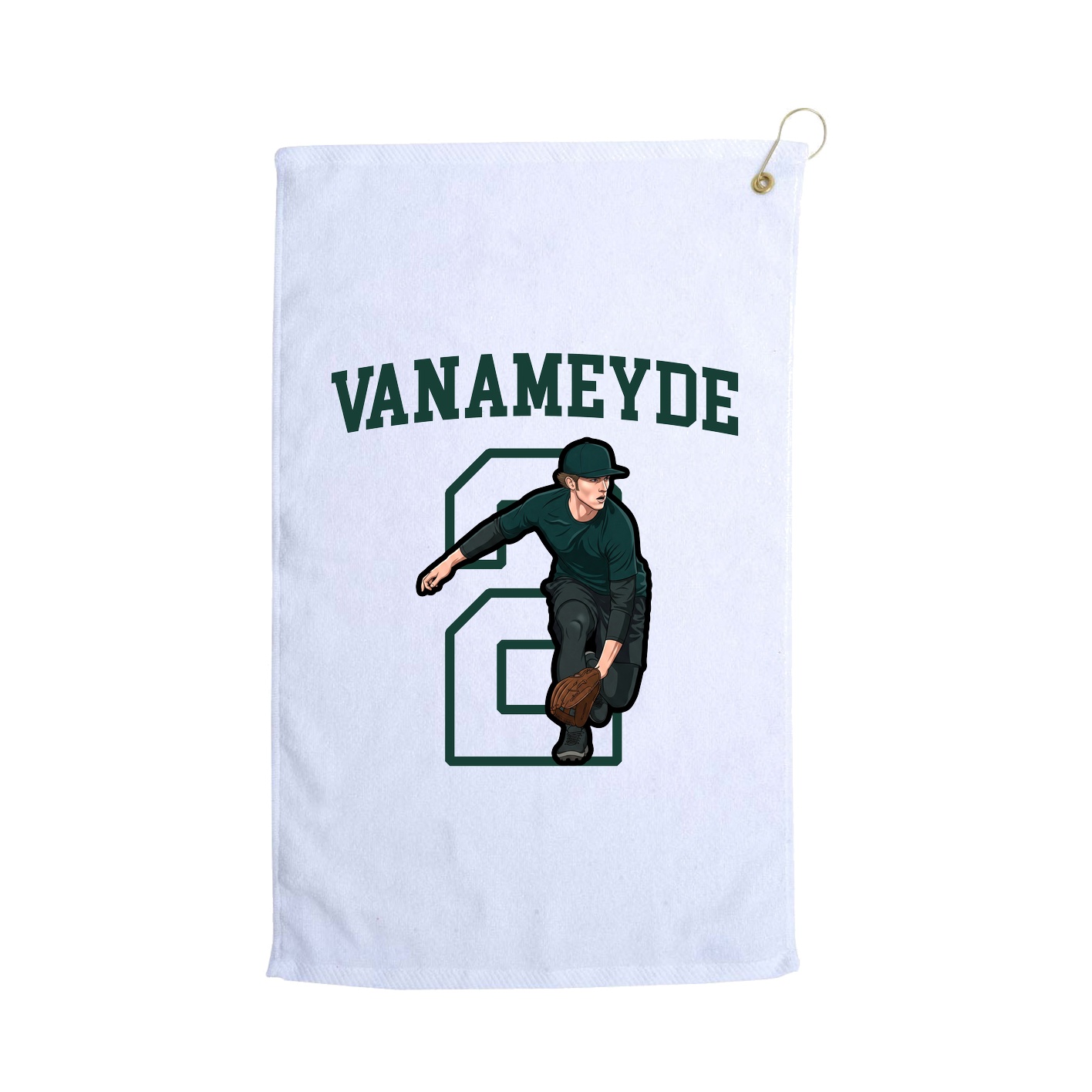 Golf Towel — Shirsey in White