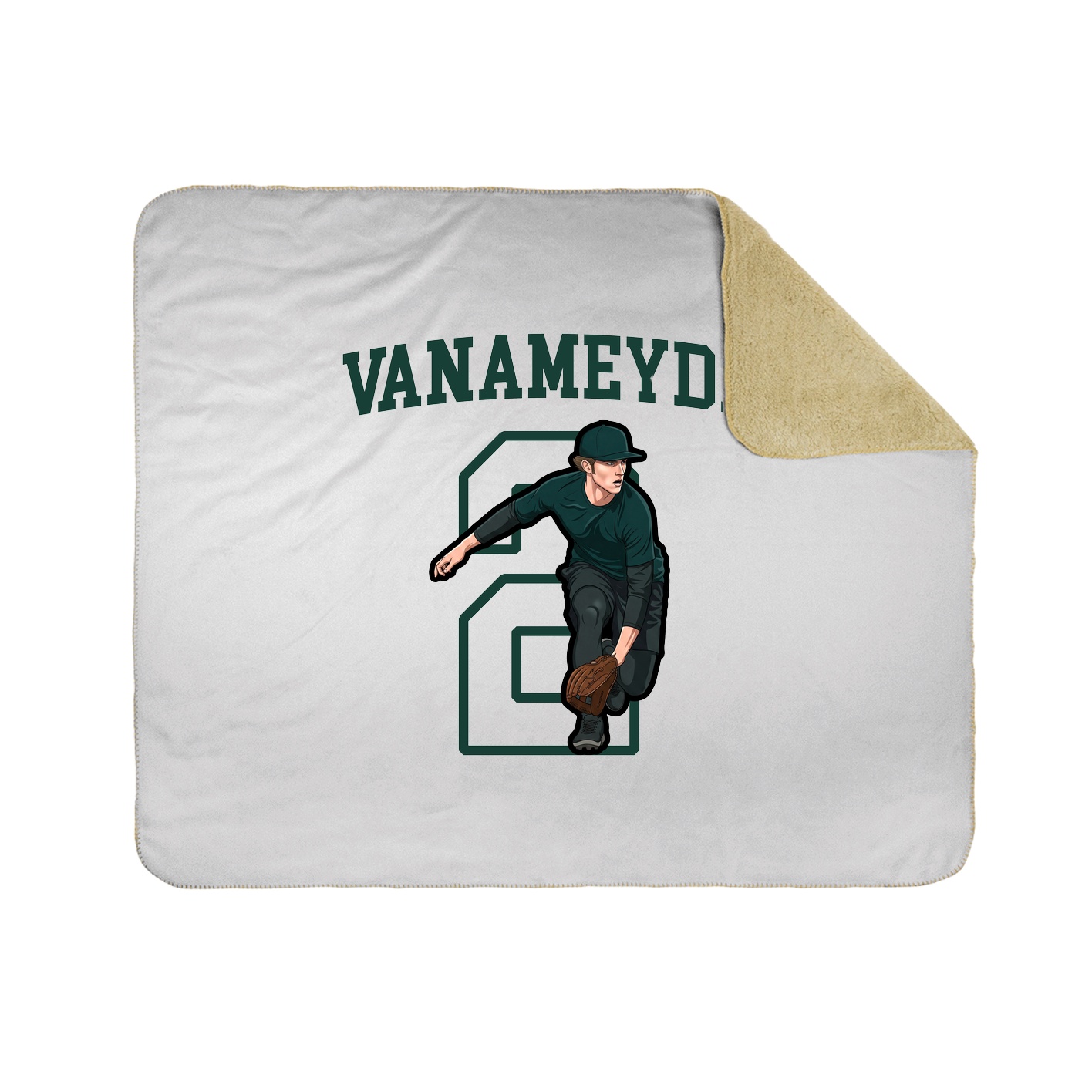 Throw Blanket — Shirsey in White