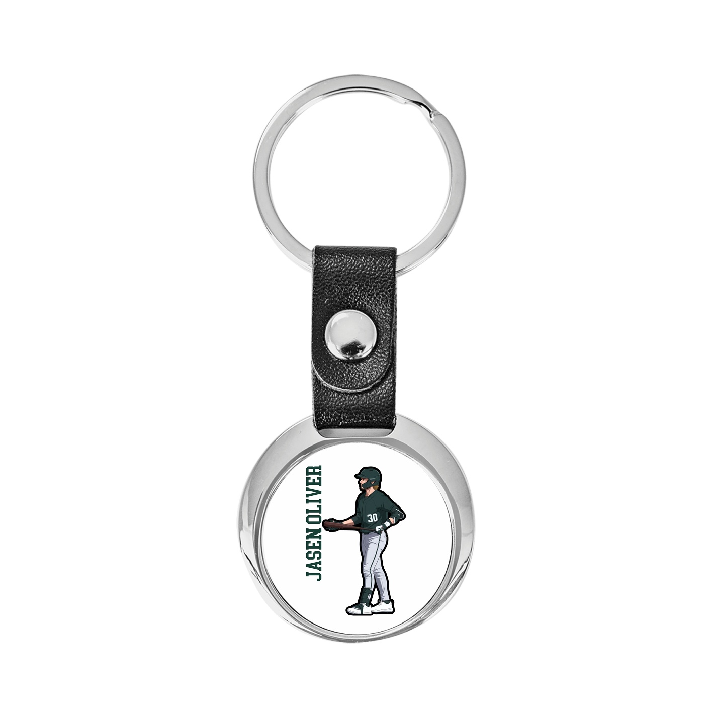 Key Chain — Name Vertical in Classic