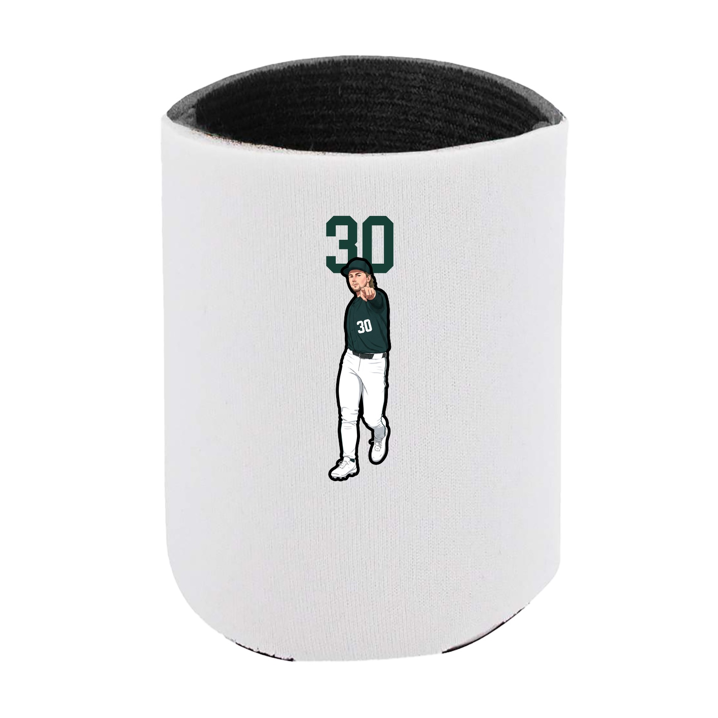 Can Holder — Number Top in White