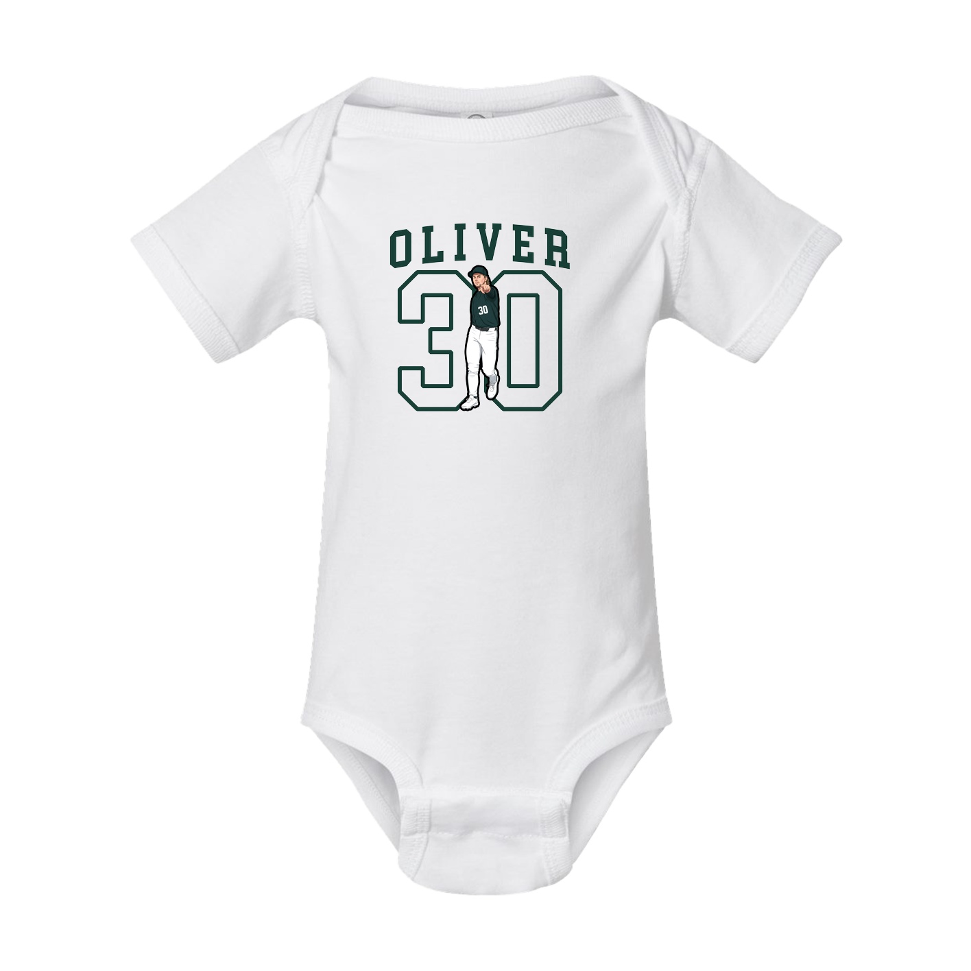 Baby Onesie — Shirsey in White