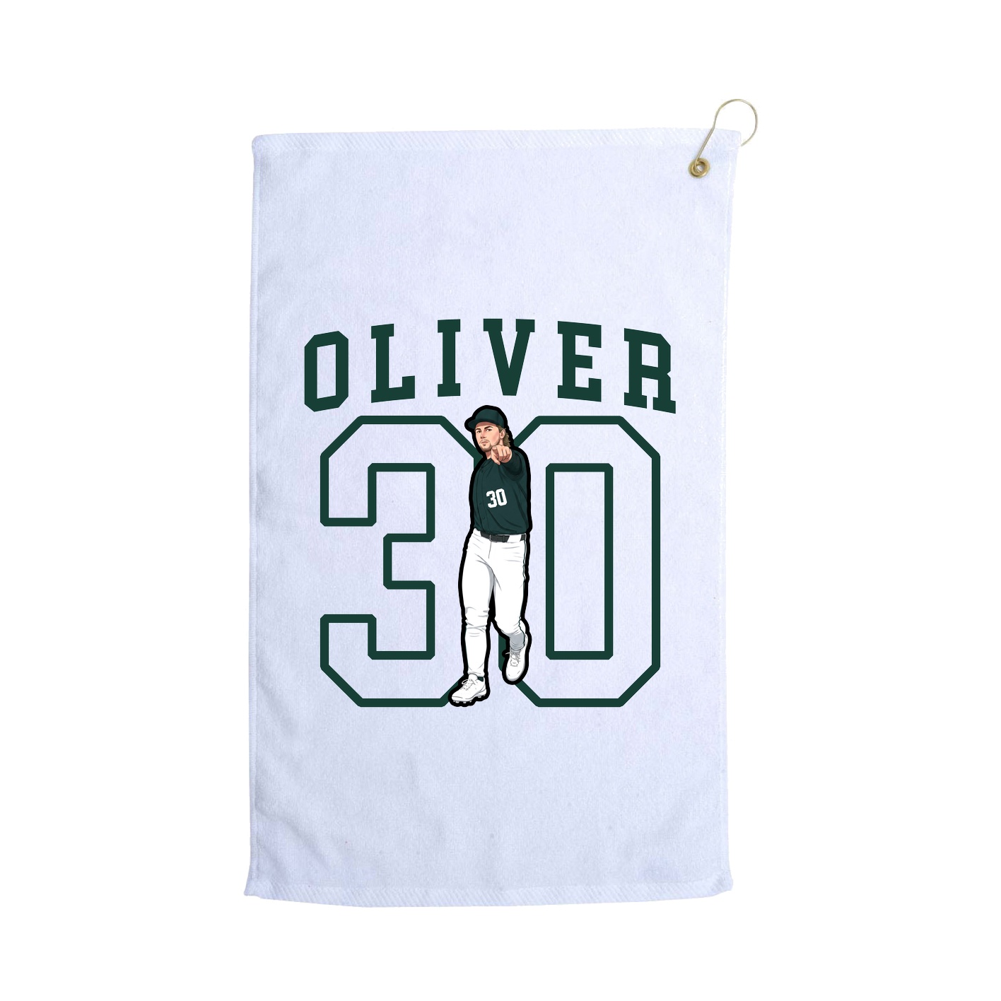 Golf Towel — Shirsey in White