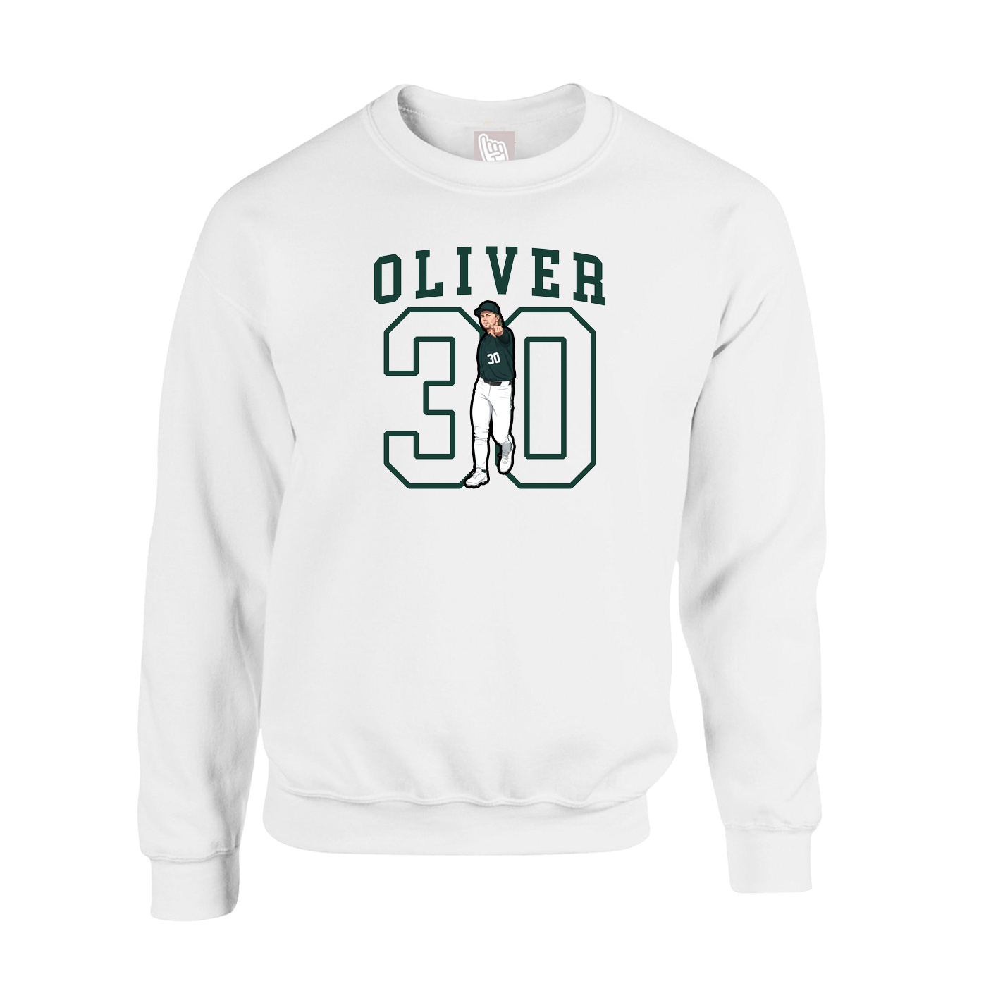 Fleece Crew — Shirsey in White