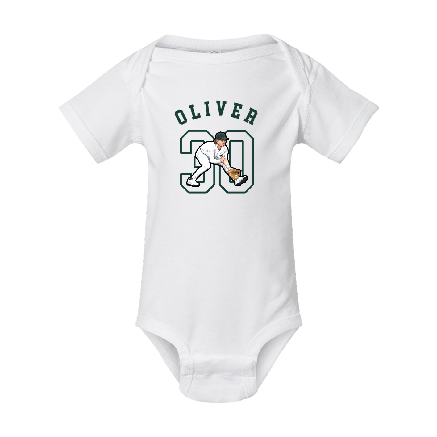 Baby Onesie — Shirsey Arch in White
