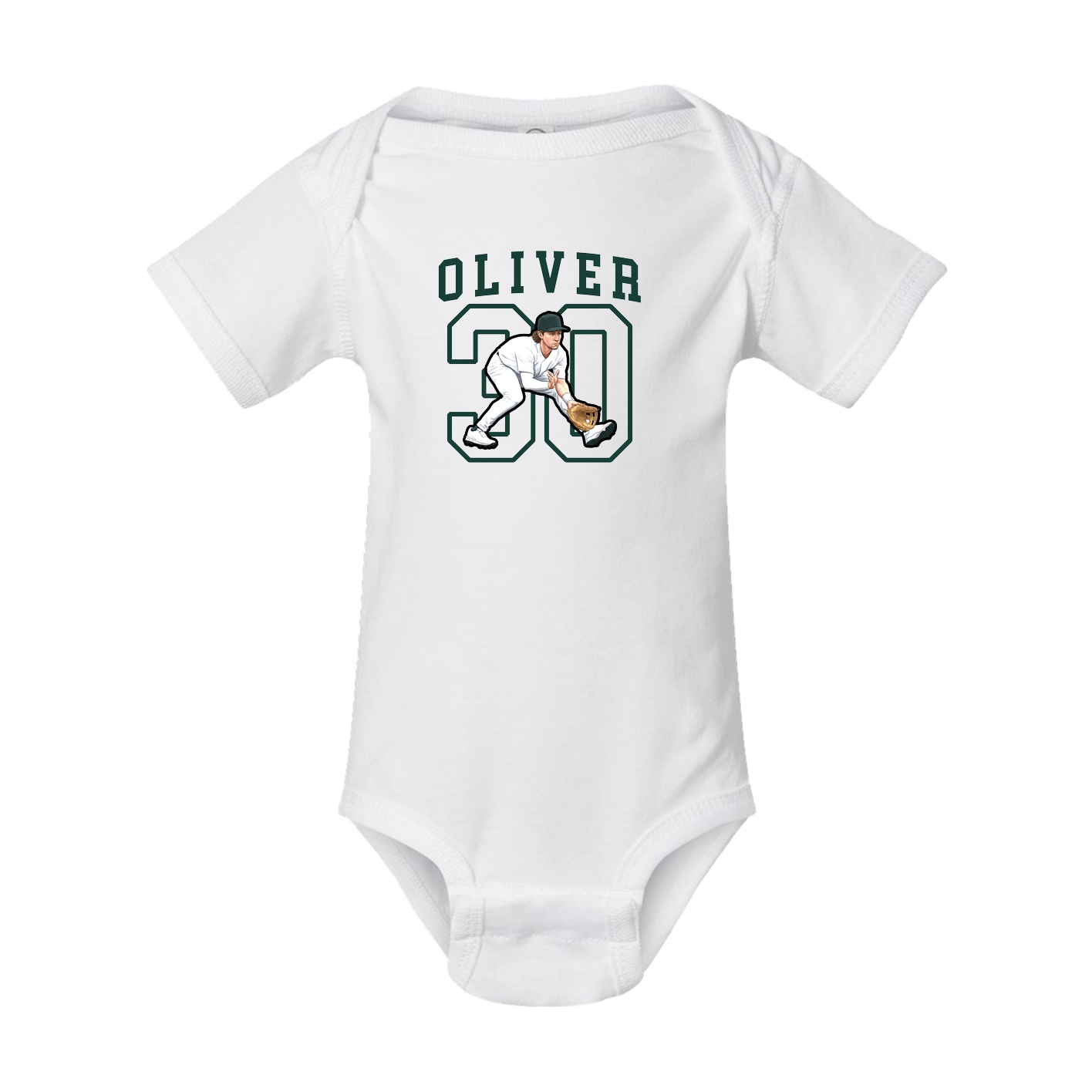 Baby Onesie — Shirsey in White