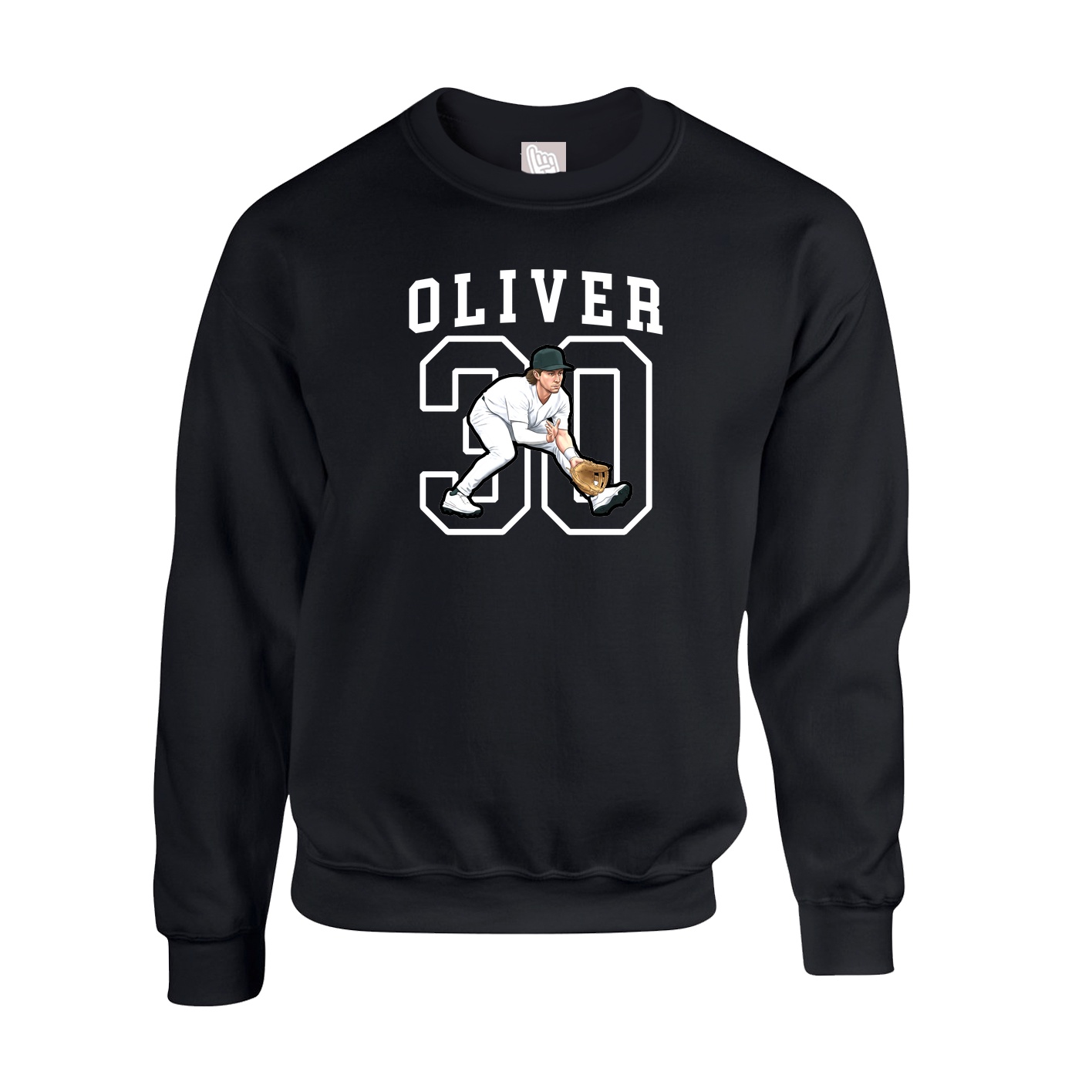 Fleece Crew — Shirsey in Black
