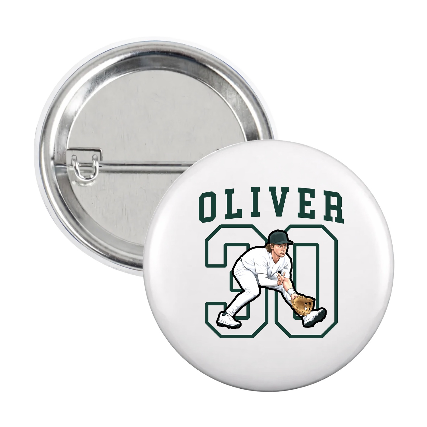 Game Day Button — Shirsey in White