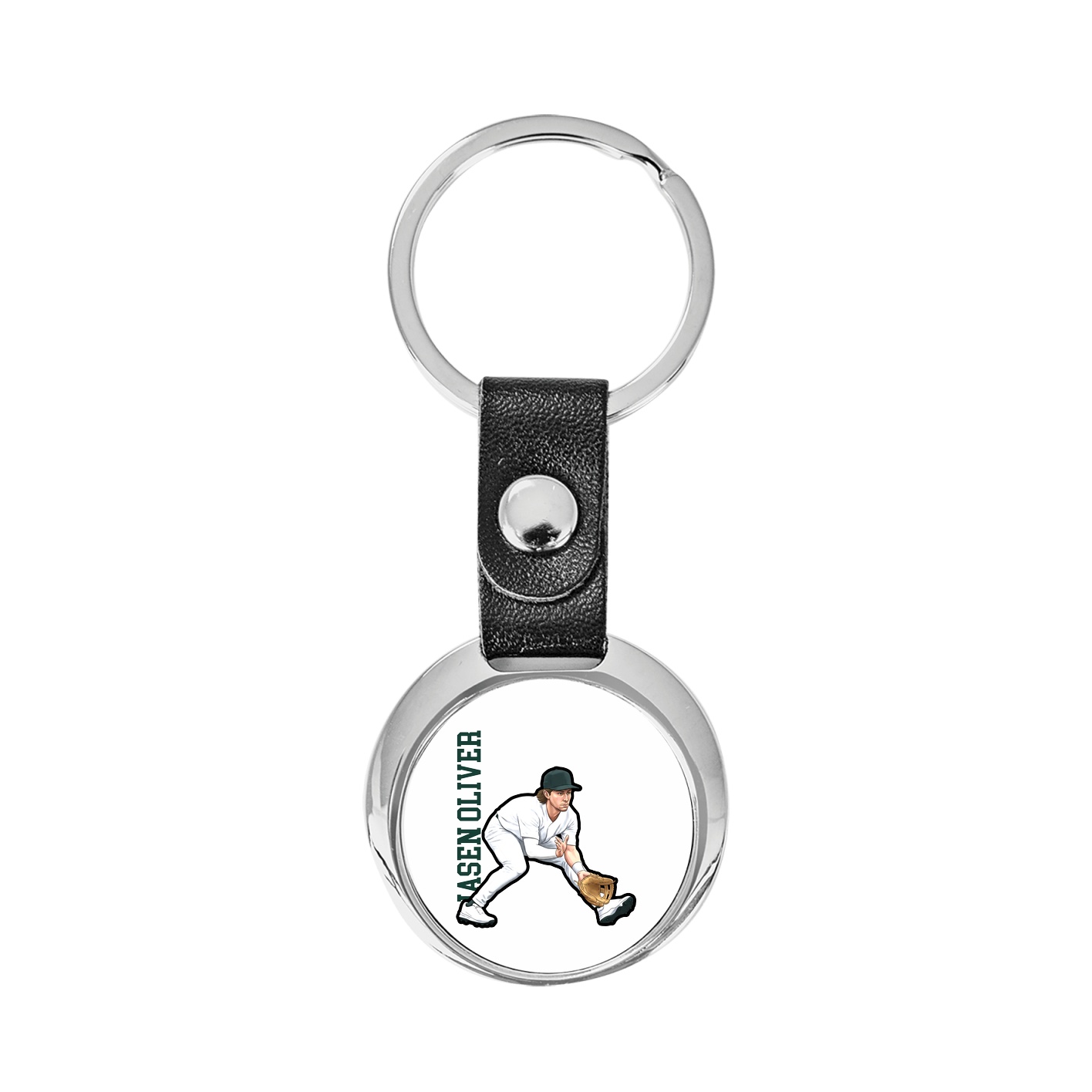 Key Chain — Name Vertical in Classic