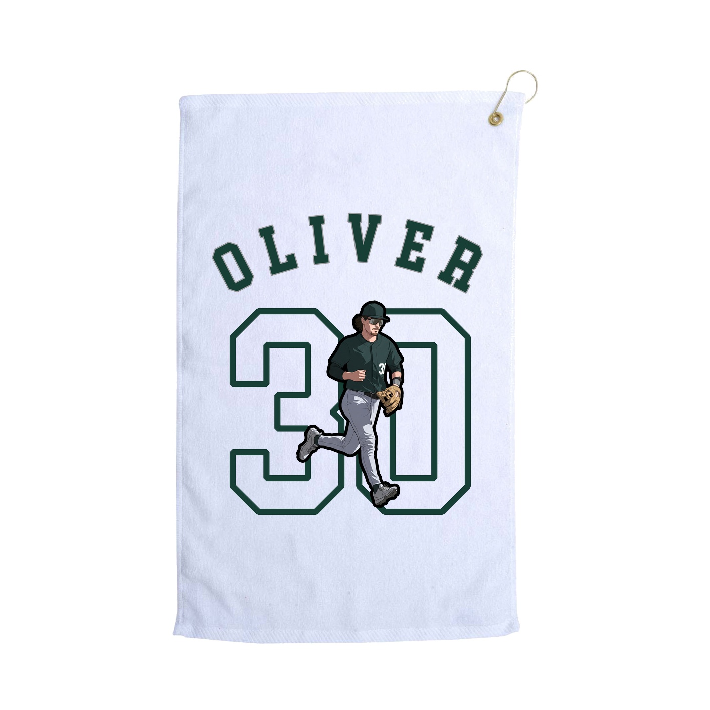 Golf Towel — Shirsey Arch in White