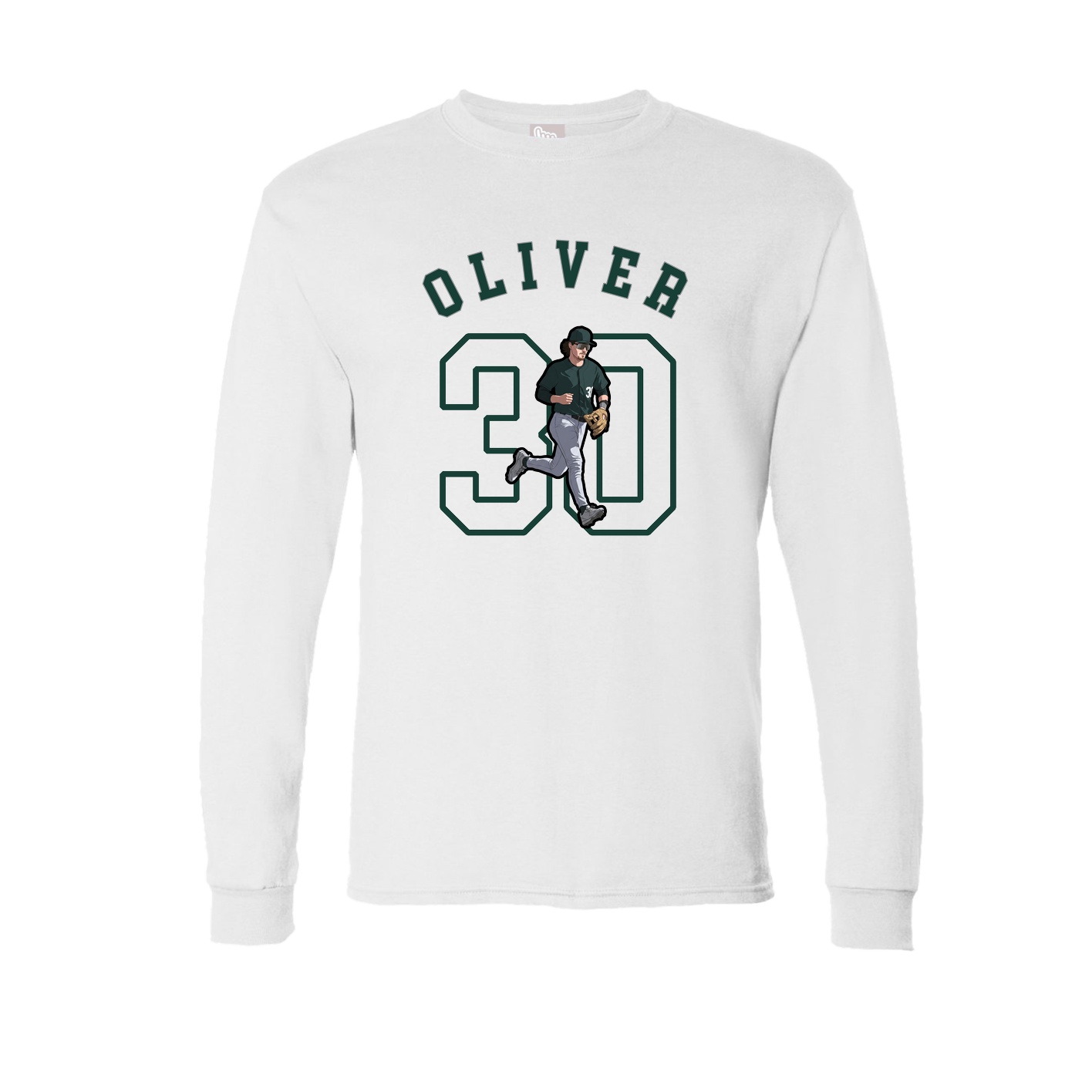 Long Sleeve Tee — Shirsey Arch in White
