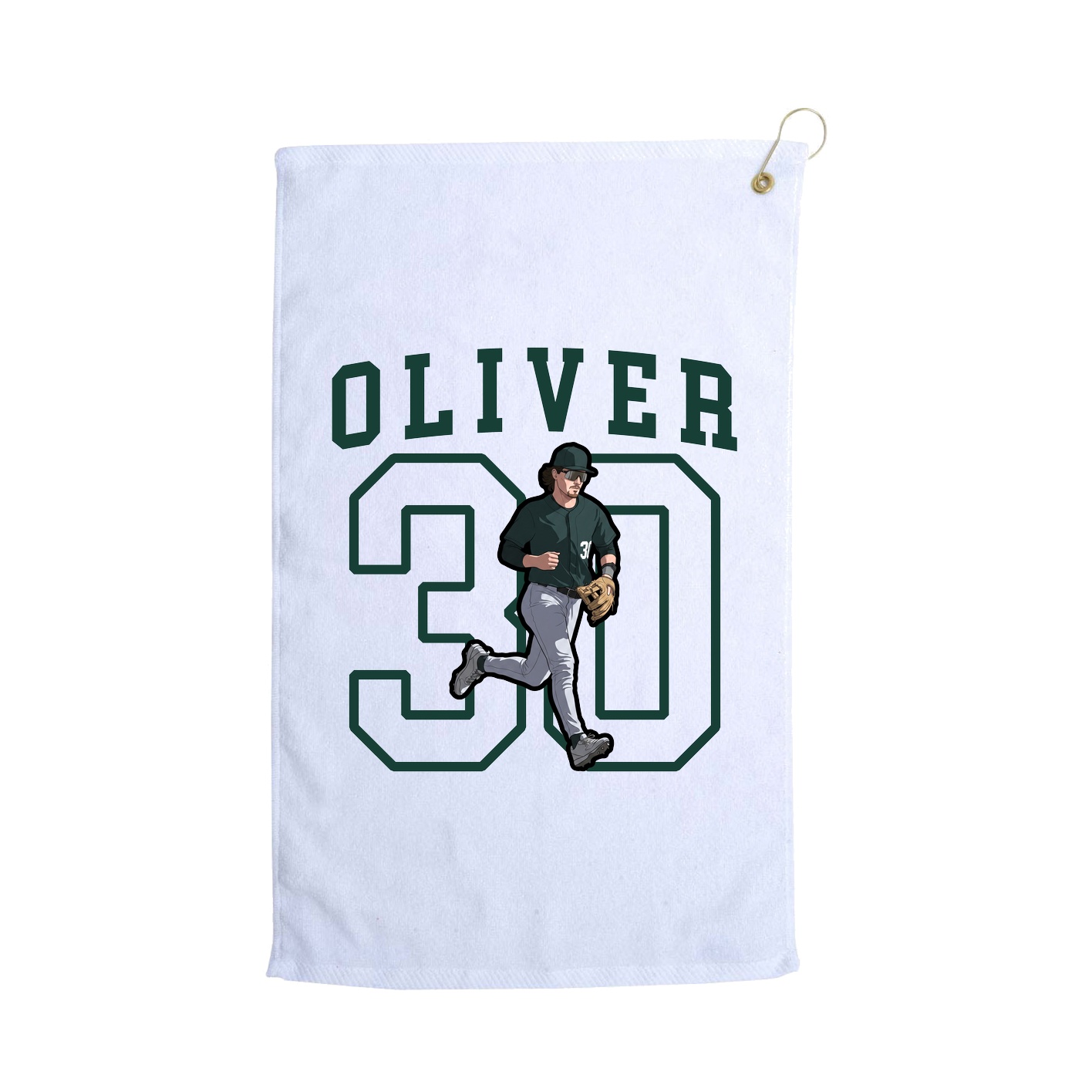Golf Towel — Shirsey in White