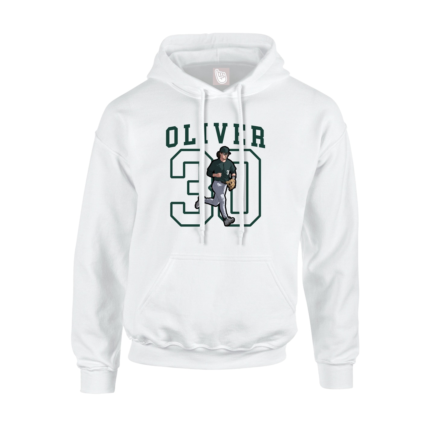 Hoodie — Shirsey in White