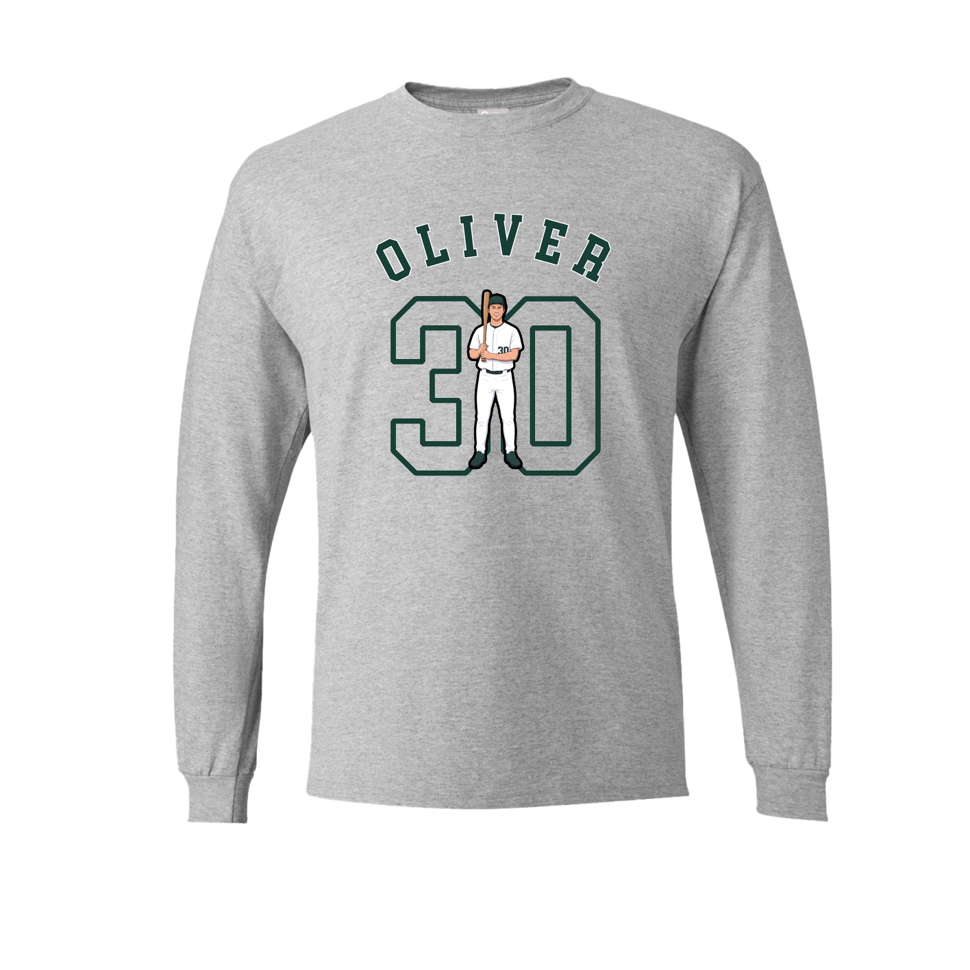 Long Sleeve Tee — Shirsey Arch in Grey