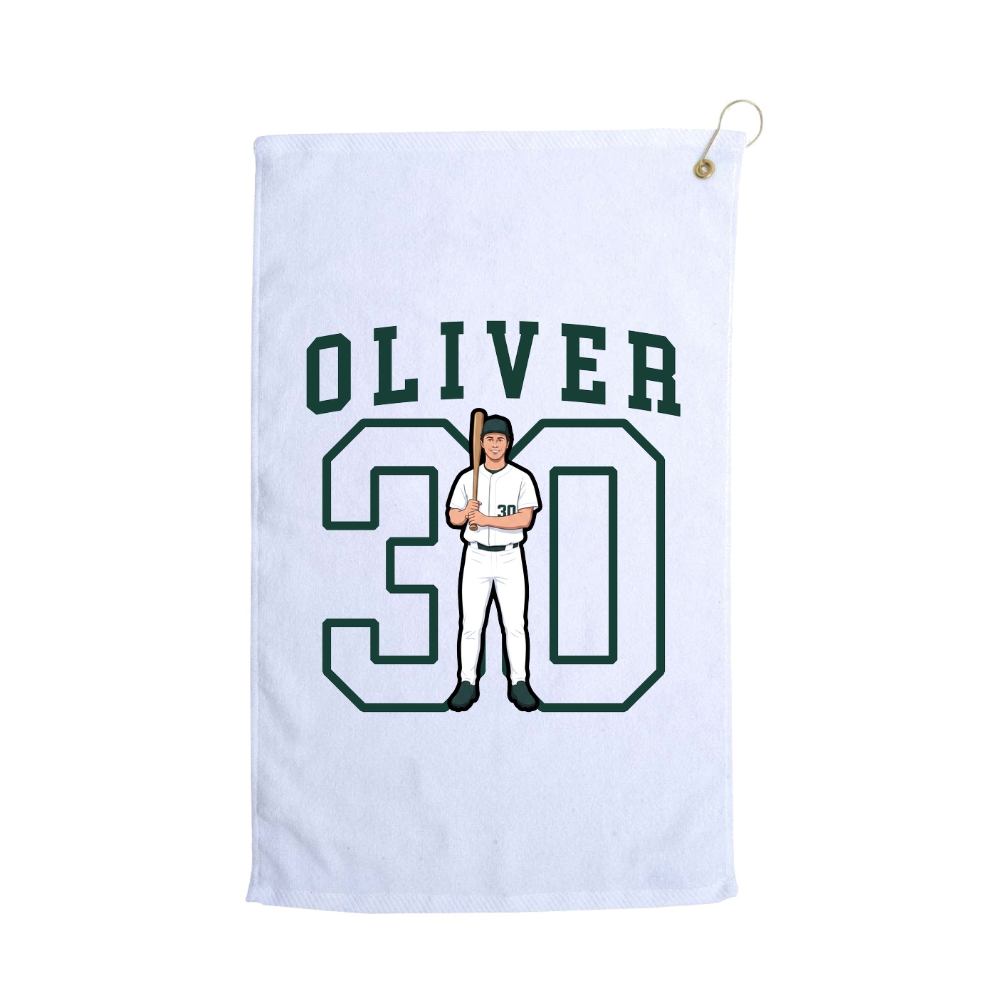 Golf Towel — Shirsey in White