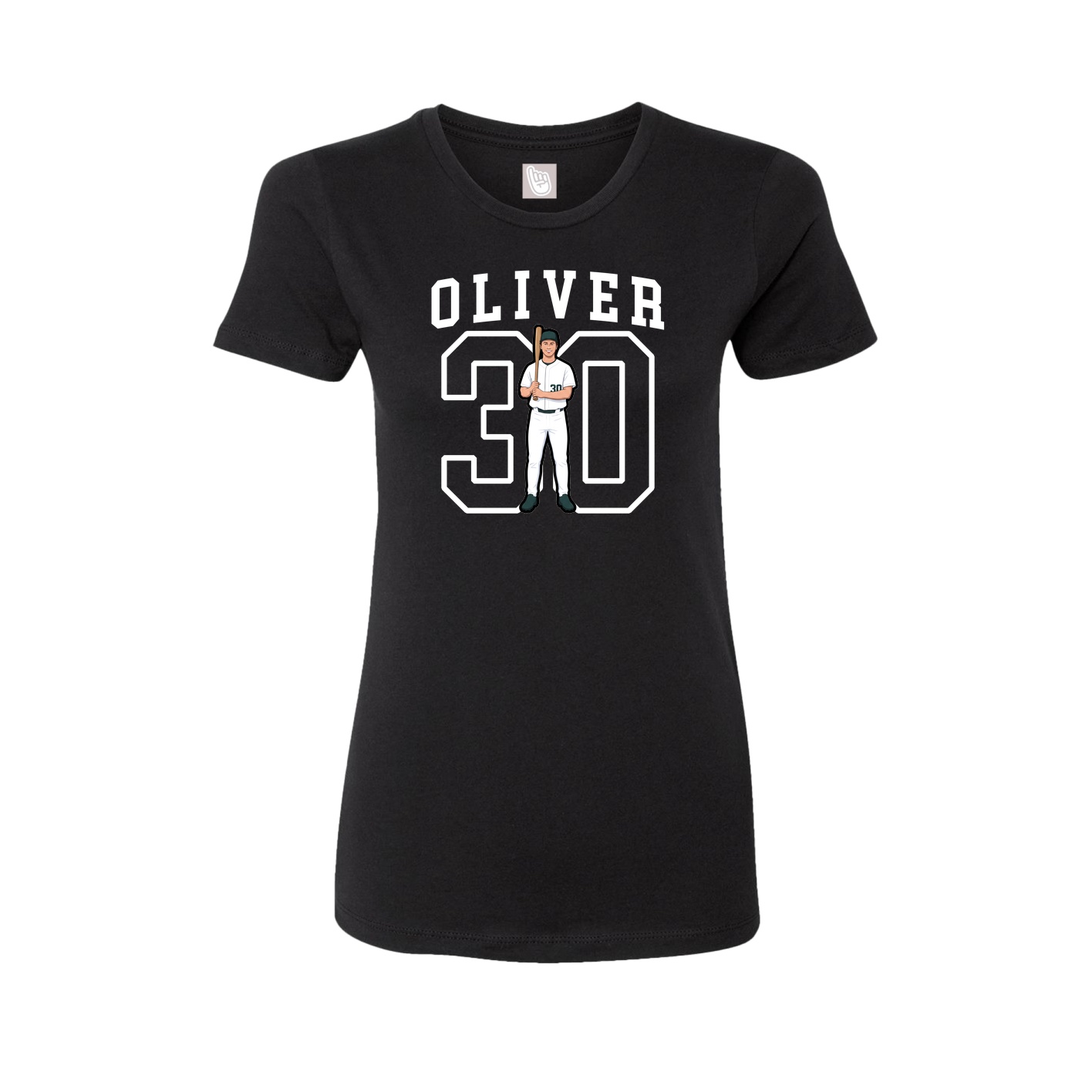 Fitted Women's Tee — Shirsey in Black