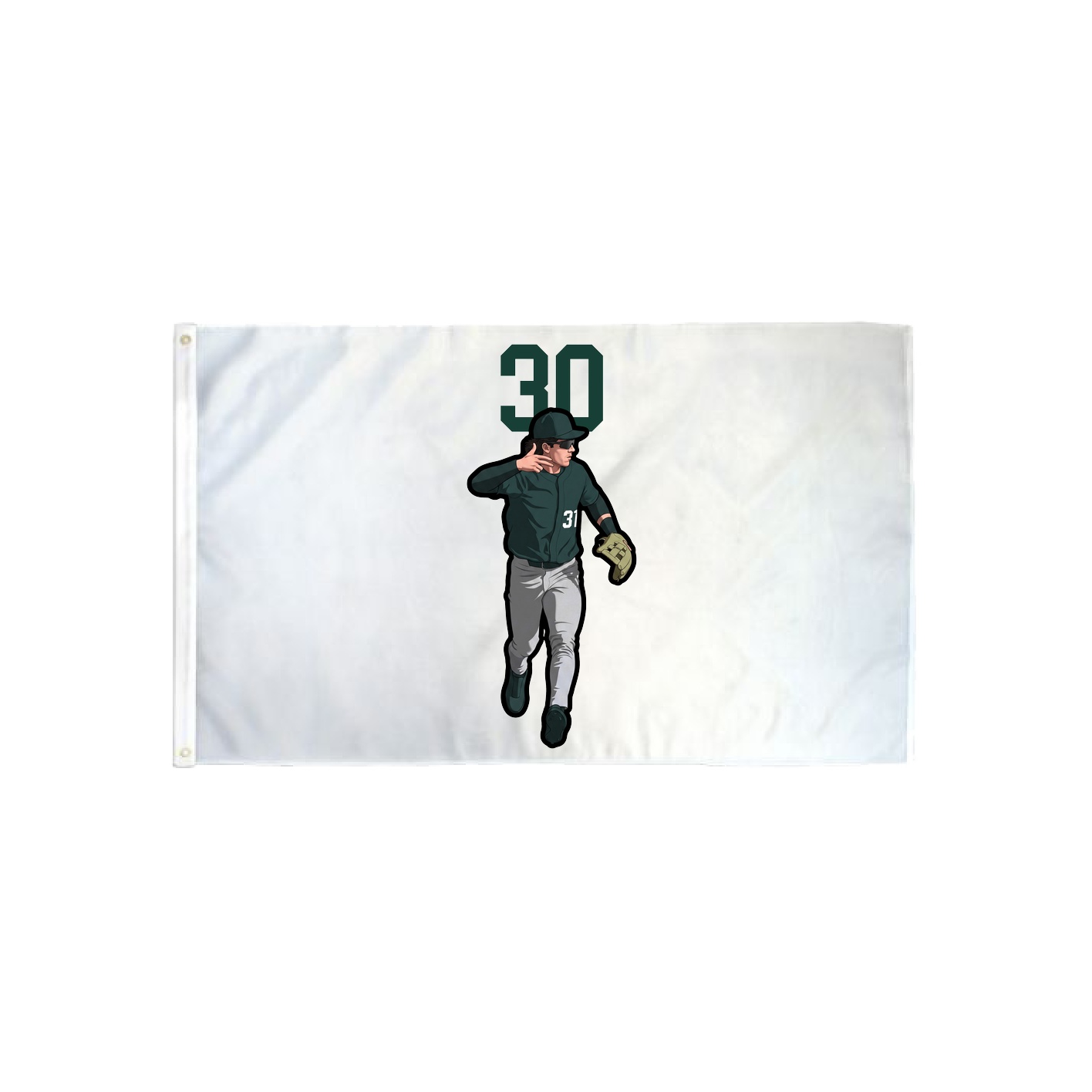 3x5 Flag — Number Top in Classic