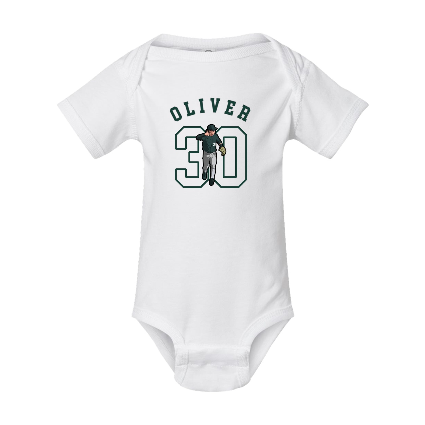 Baby Onesie — Shirsey Arch in White