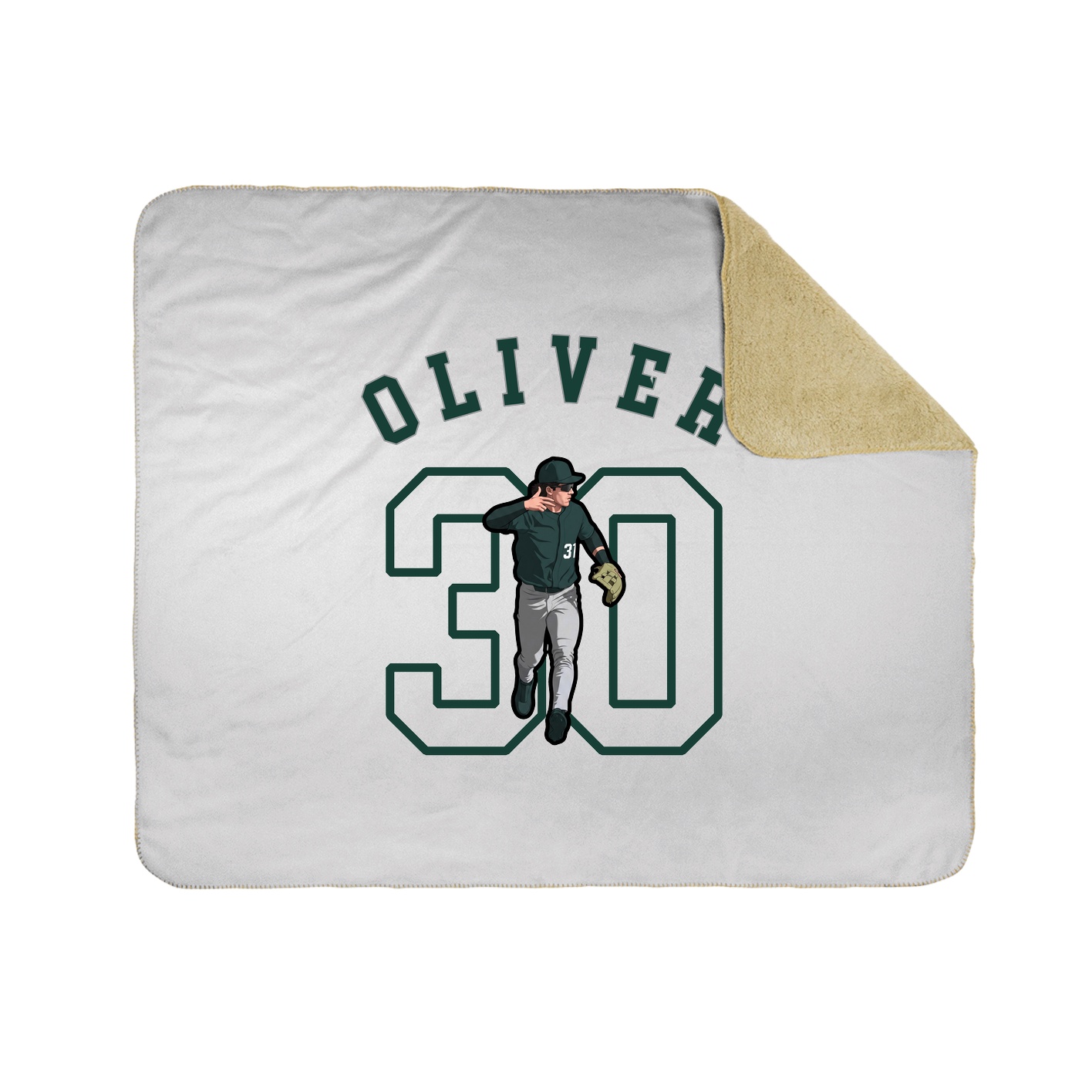 Throw Blanket — Shirsey Arch in White