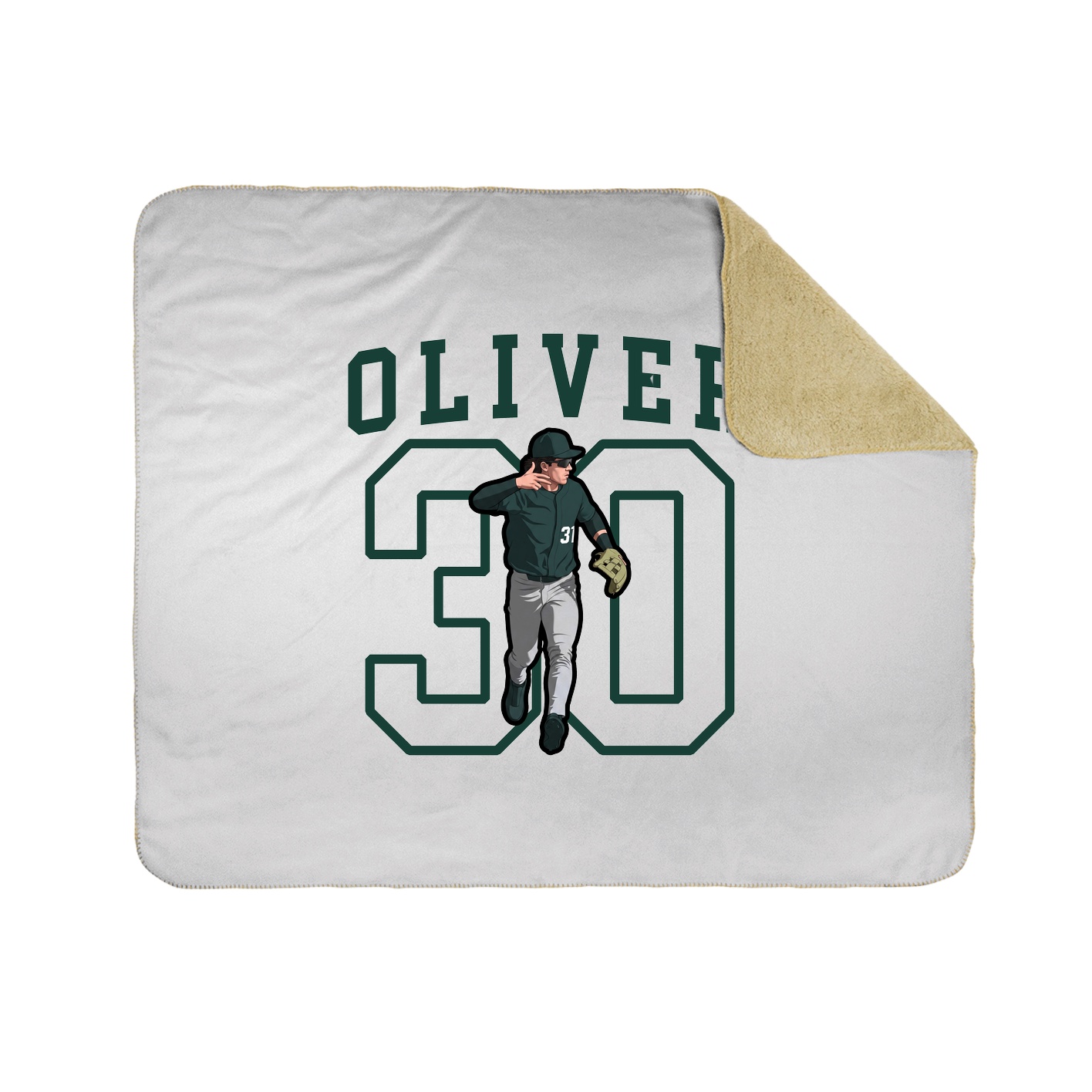 Throw Blanket — Shirsey in White