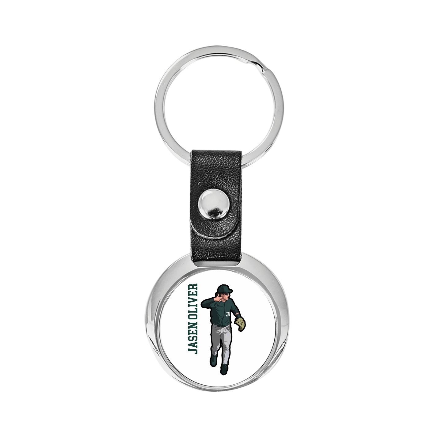 Key Chain — Name Vertical in Classic