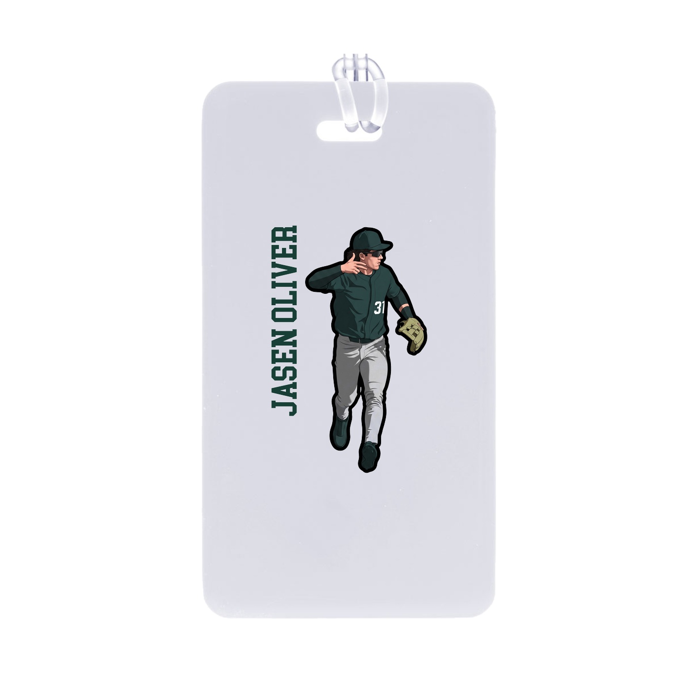 Bag Tag — Name Vertical in Classic