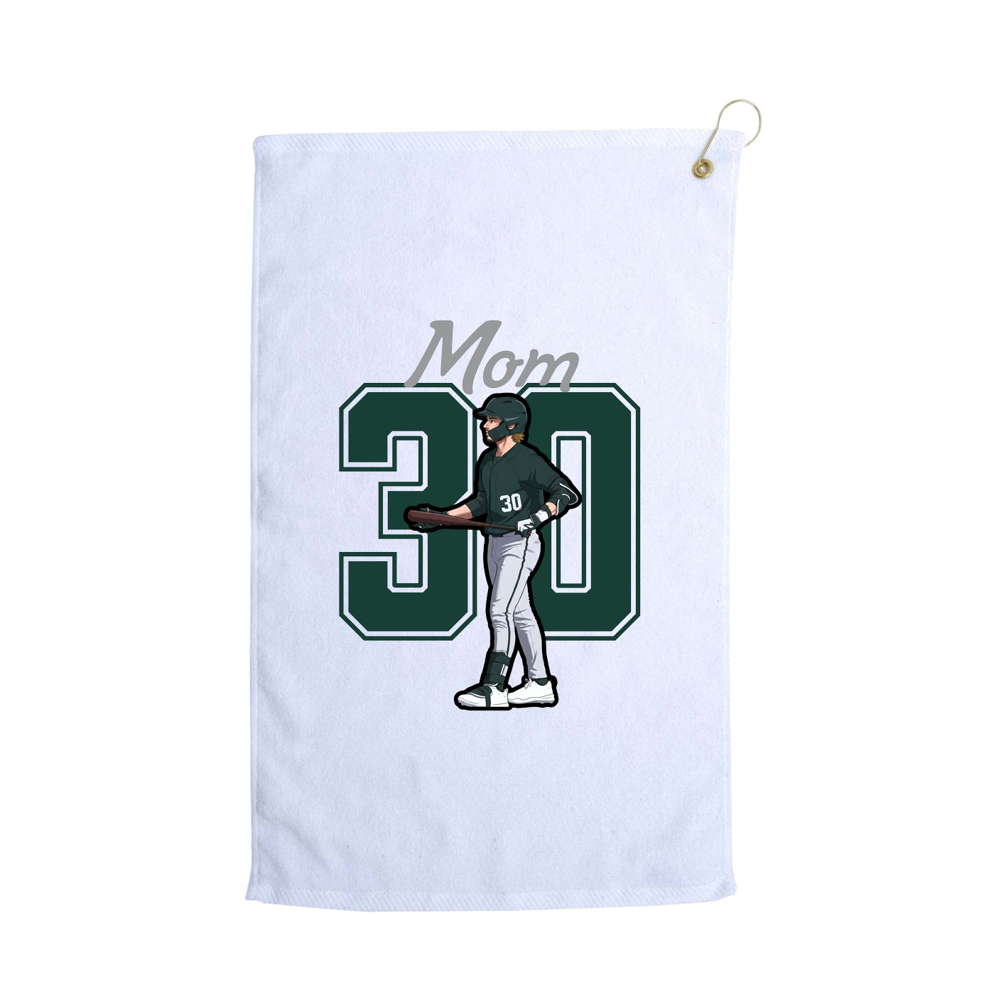 Golf Towel — Mothers Day Shirsey in White