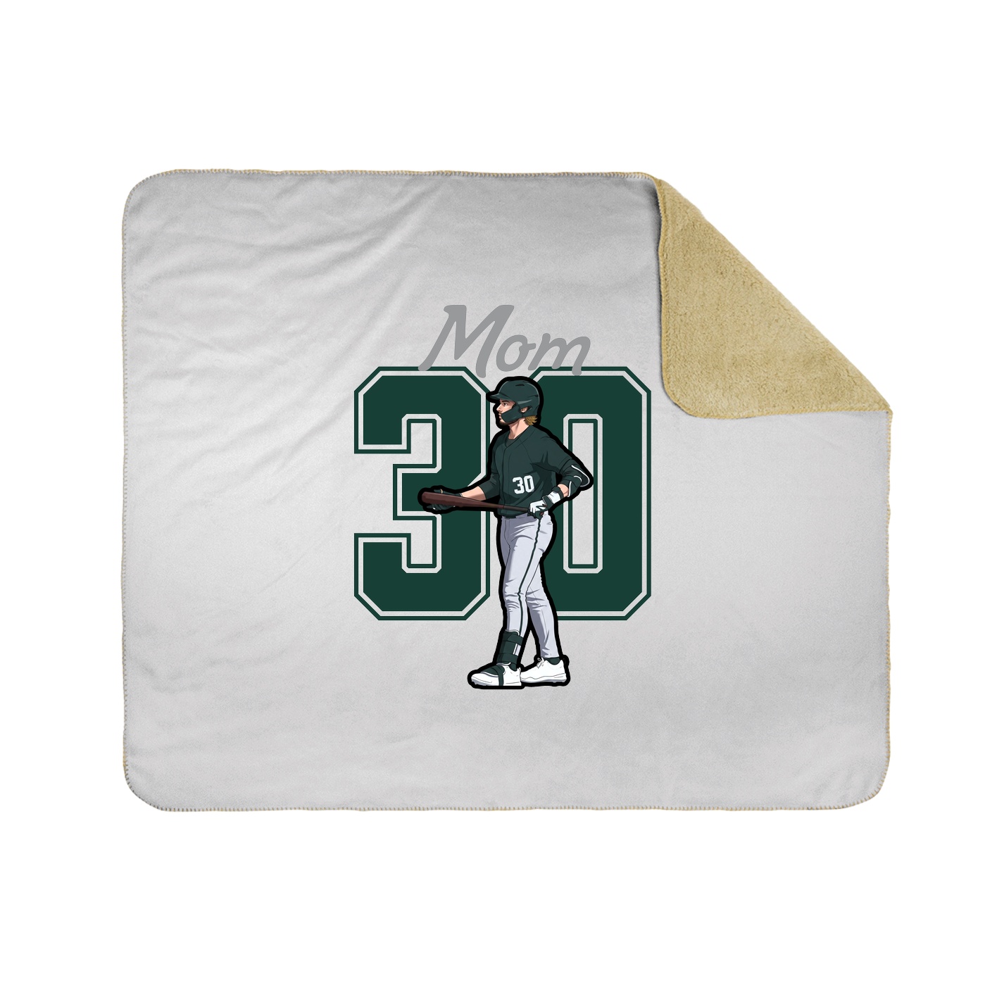 Throw Blanket — Mothers Day Shirsey in White