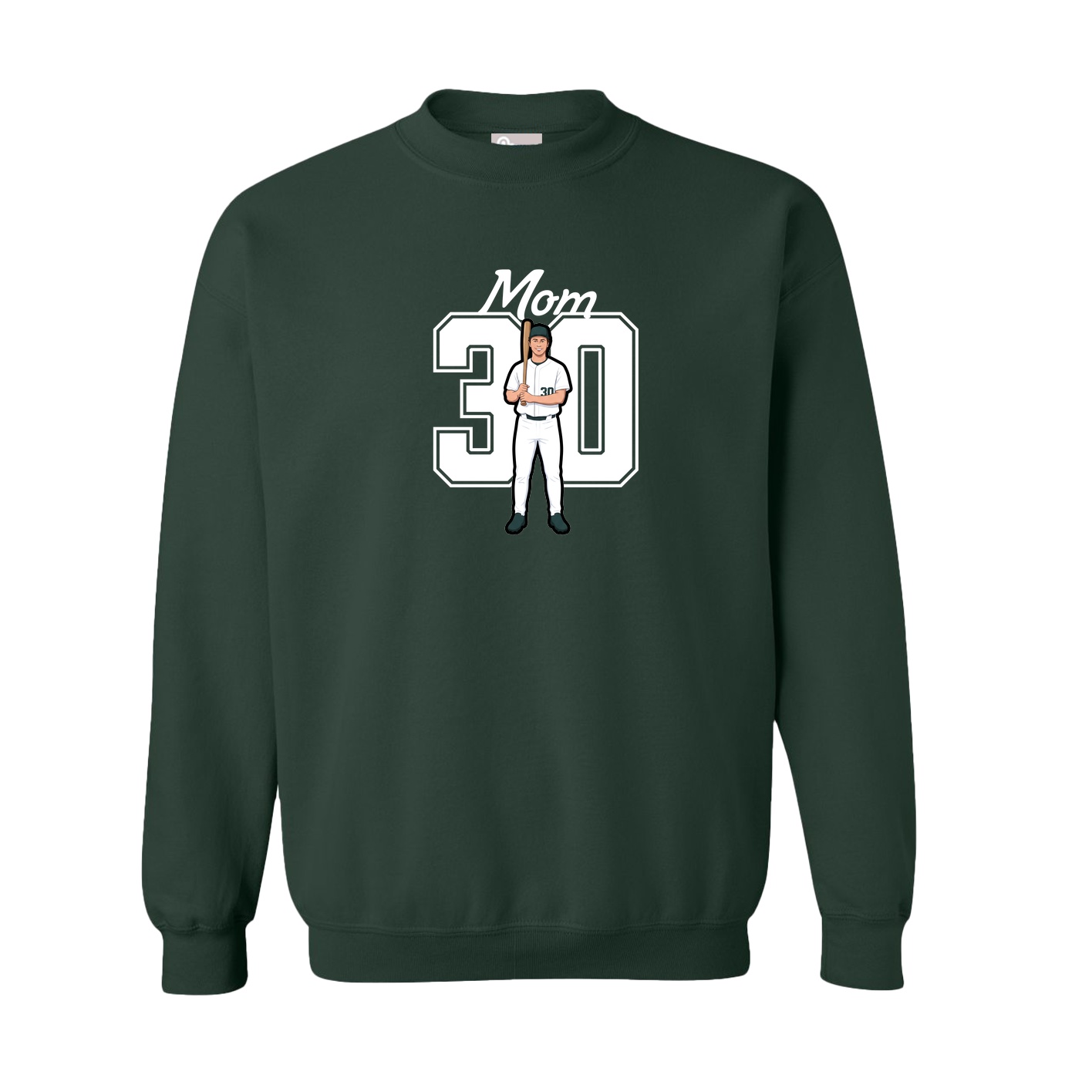 Fleece Crew — Mothers Day Shirsey in Green